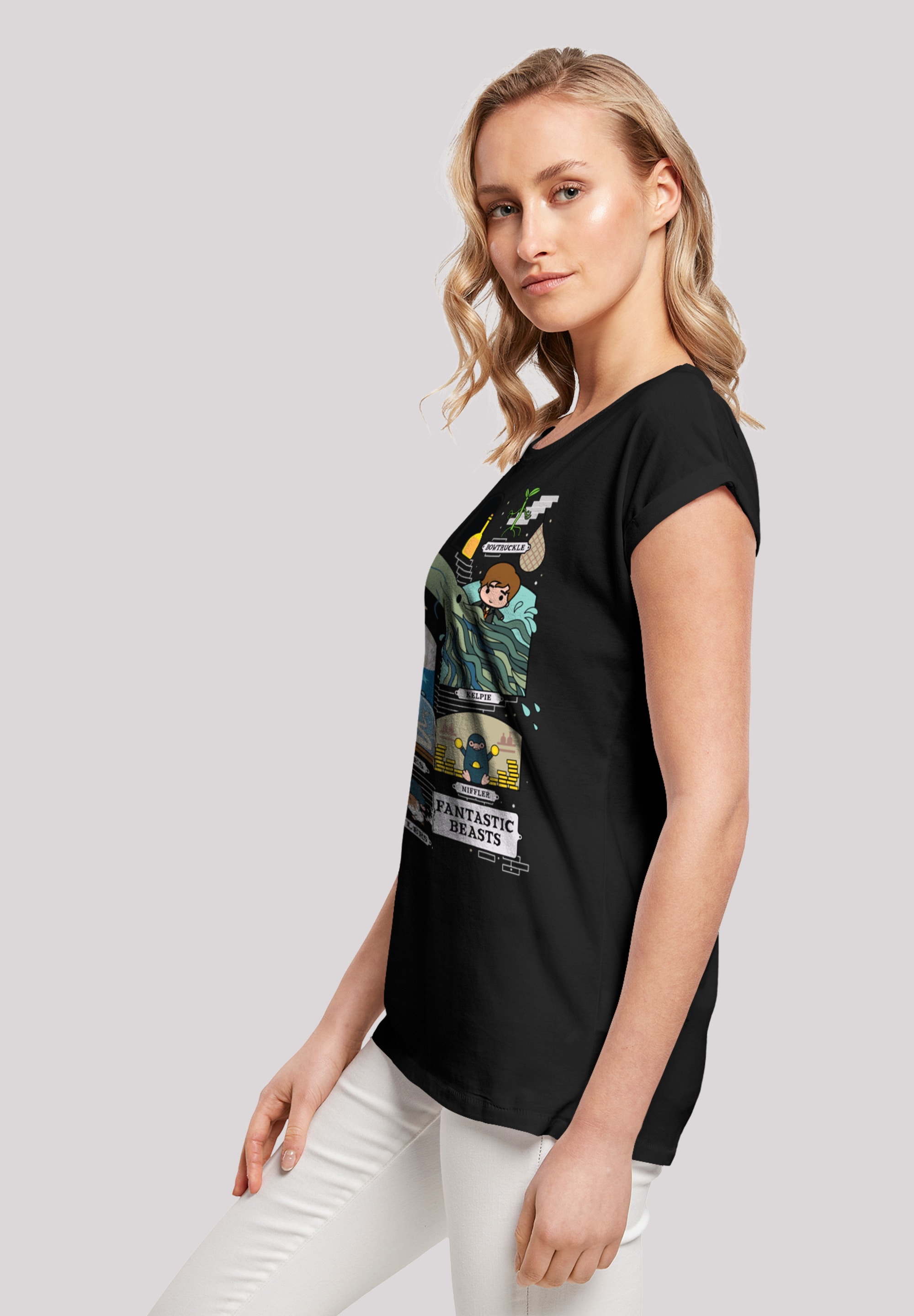 Chibi Newt«, Tierwesen T-Shirt F4NT4STIC Print bestellen »Phantastische
