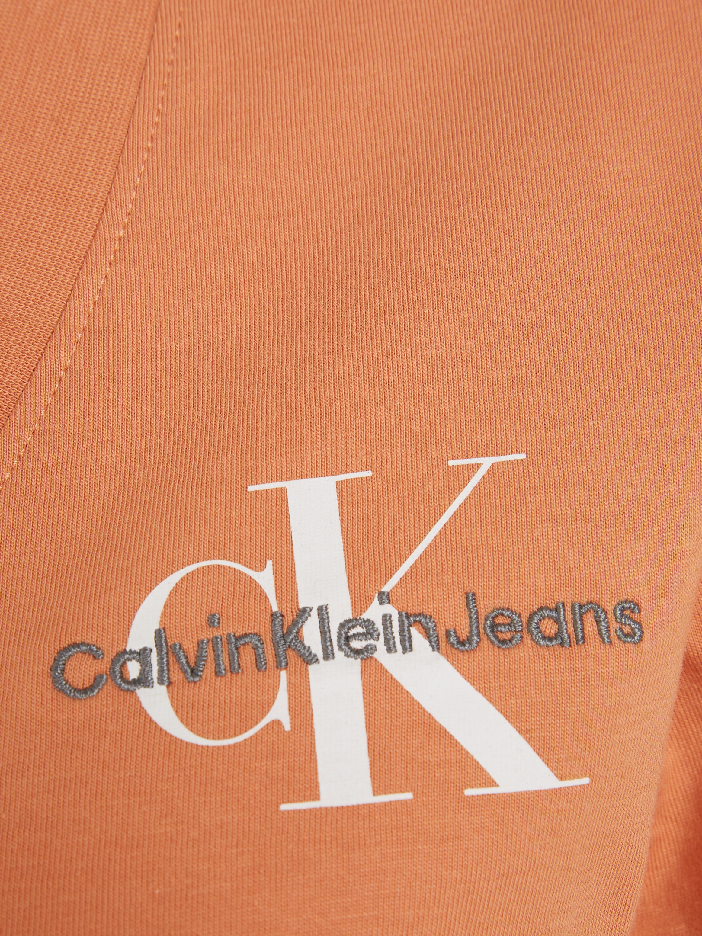 mit Klein Jeans V-NECK walking V-Shirt Calvin Logodruck kaufen SLIM I\'m | »MONOLOGO TEE«,