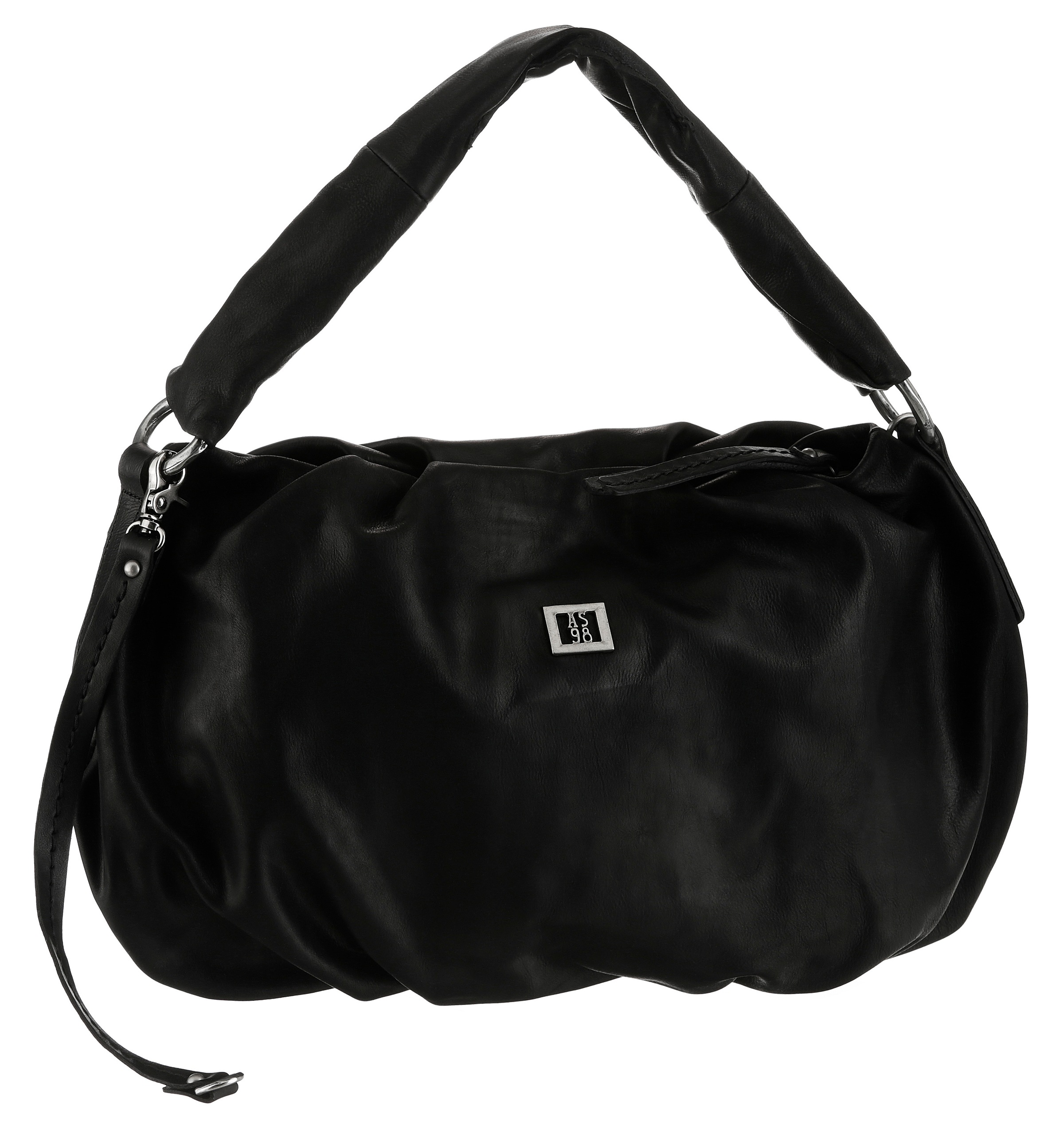 A.S.98 Schultertasche, aus echtem Leder in modischer Pouch Optik kaufen