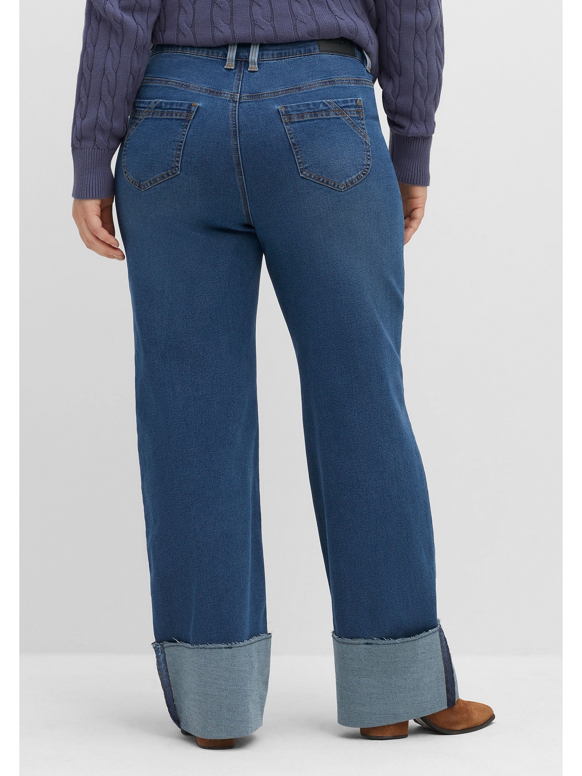 Sheego Weite Jeans »Große Größen«, ELLA für kräftige Oberschenkel und Waden kaufen I
