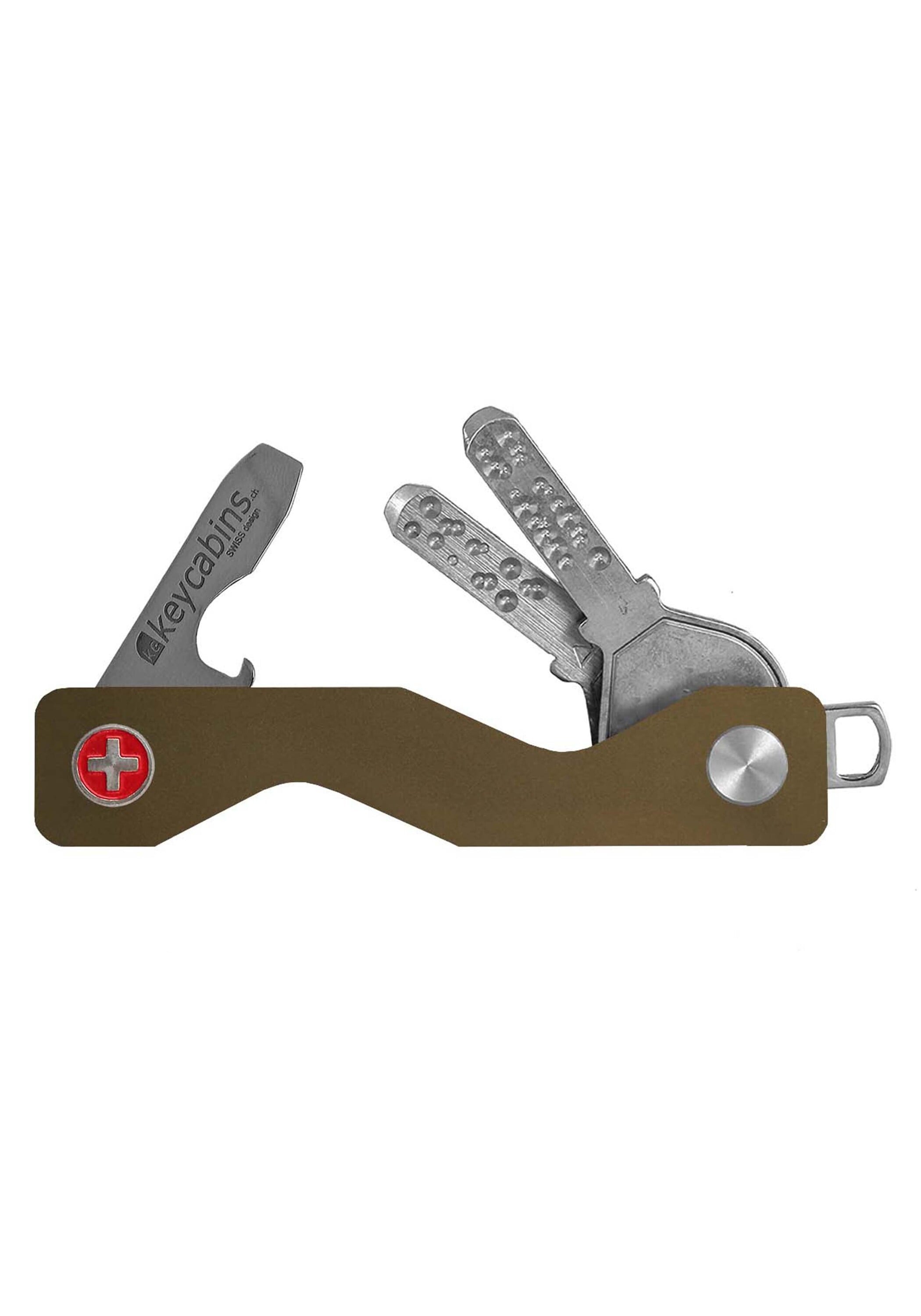 Schlüsselanhänger bestellen SWISS keycabins S3«, I\'m »Aluminium walking | made