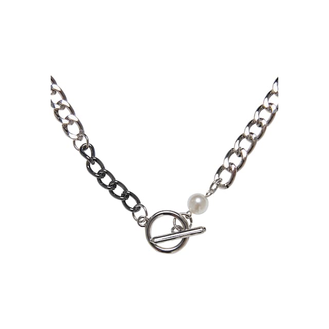 URBAN CLASSICS Schmuckset »Accessoires Pearl Fastener Necklace«, (1 tlg.) |  I'm walking