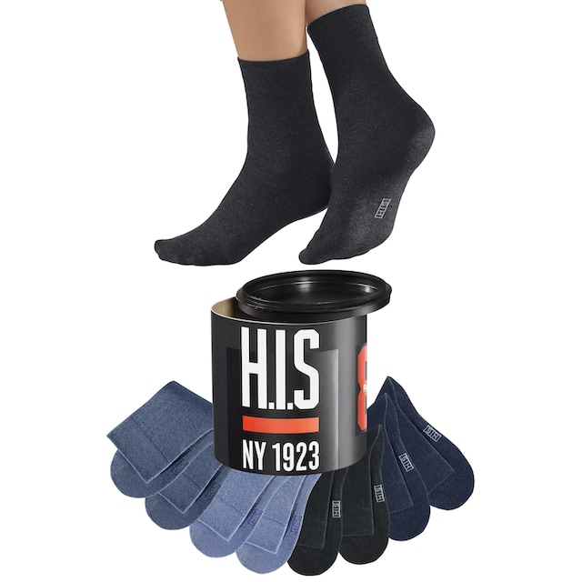 H.I.S Socken, (Dose, 8 Paar), in der Geschenkdose bestellen | I\'m walking