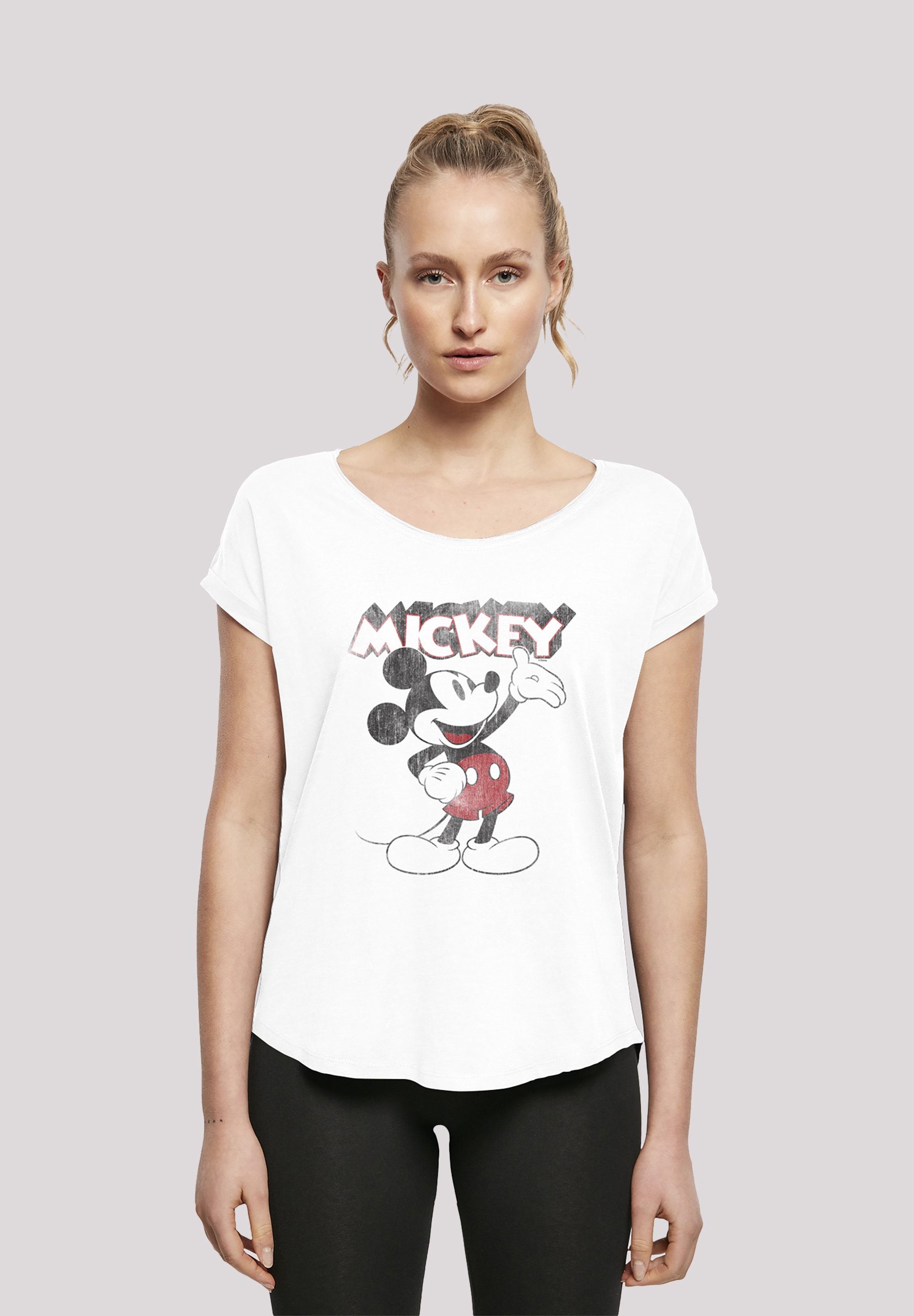 Print TV Film Comic »Disney Movie | bestellen I\'m Merch«, Micky walking Fan F4NT4STIC Presents Maus T-Shirt