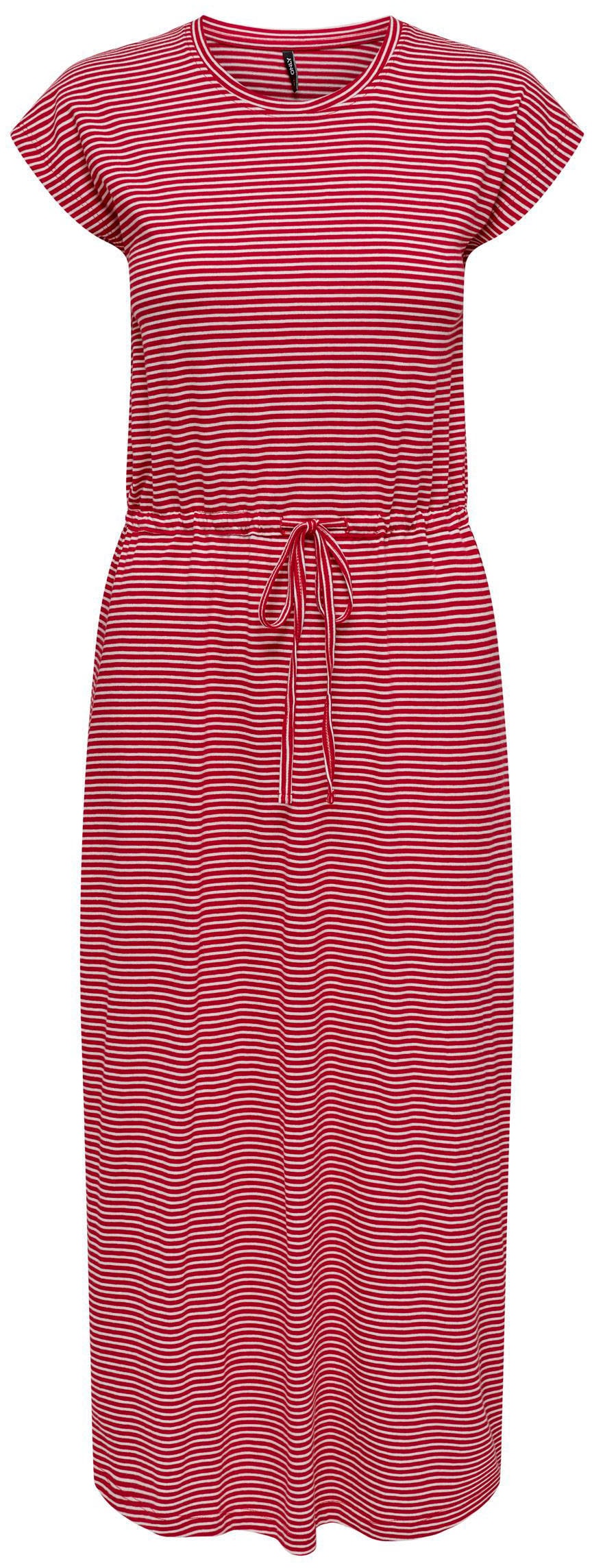 ONLY Jerseykleid »ONLMAY S/S MIDI STRIPE DRESS«, In Streifen Optik online