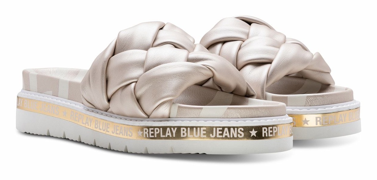 Replay Pantolette »MUDDY BRAID«, in angesagter Flecht-Optik kaufen