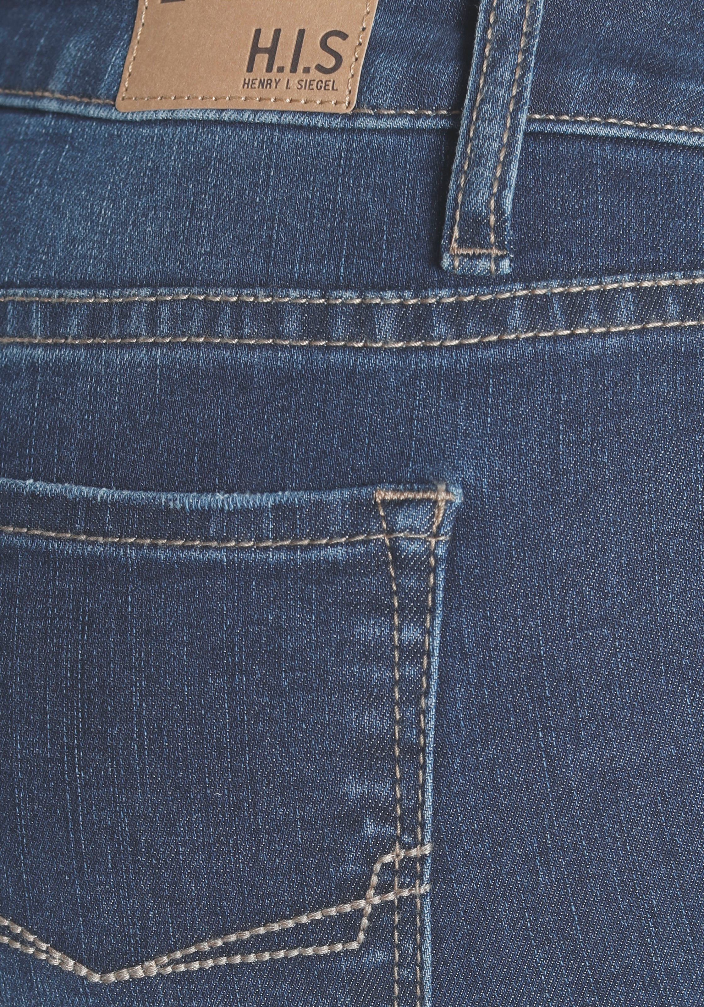 H.I.S 5-Pocket-Jeans »SLIM-FIT SLIT«, Ökologische, wassersparende  Produktion durch OZON WASH shoppen | Stretchjeans