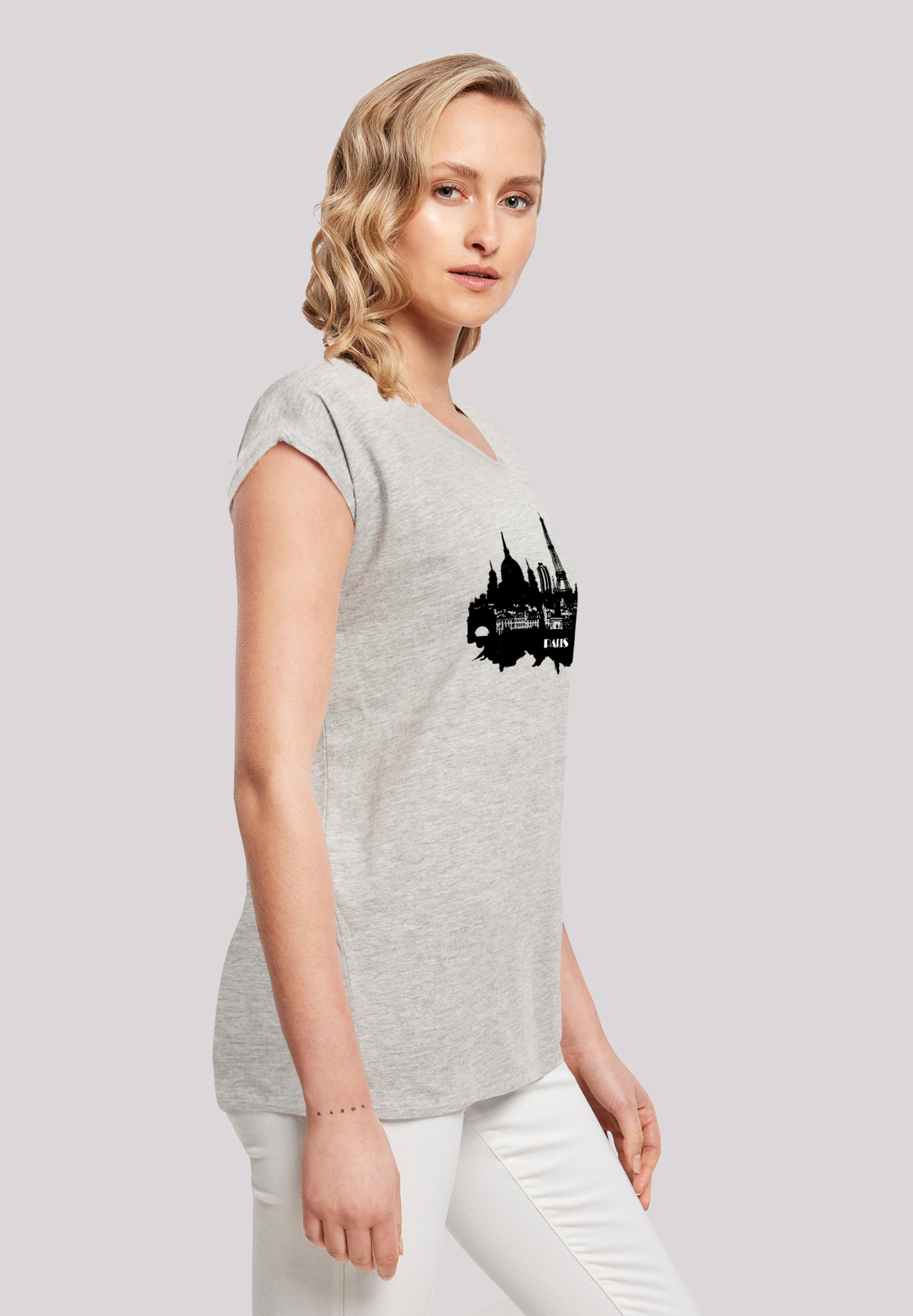 »PARIS F4NT4STIC SLEEVE Print TEE«, T-Shirt SKYLINE SHORT online