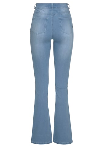 Arizona Bootcut-Jeans »Ultra Stretch«, High Waist mit durchgehender Knopfleiste kaufen