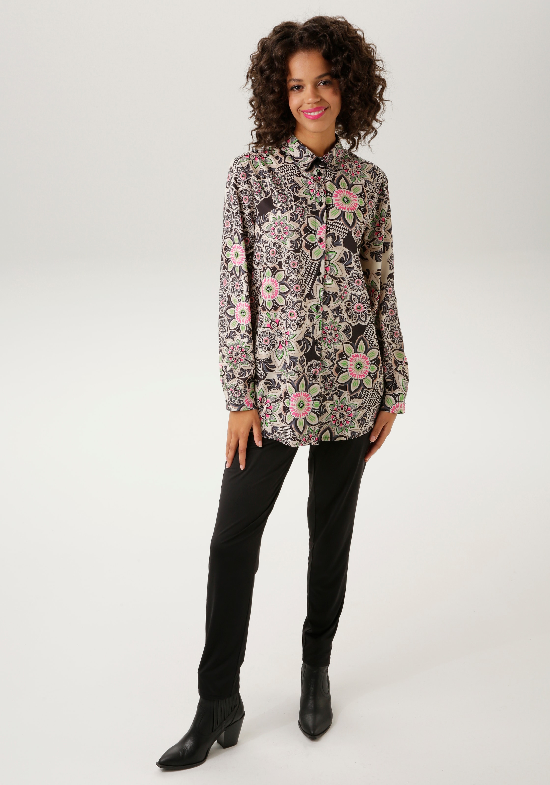 Aniston CASUAL walking I\'m sensationellem Mandala-Blumendruck NEUE KOLLEKTION kaufen Hemdbluse, | online mit 