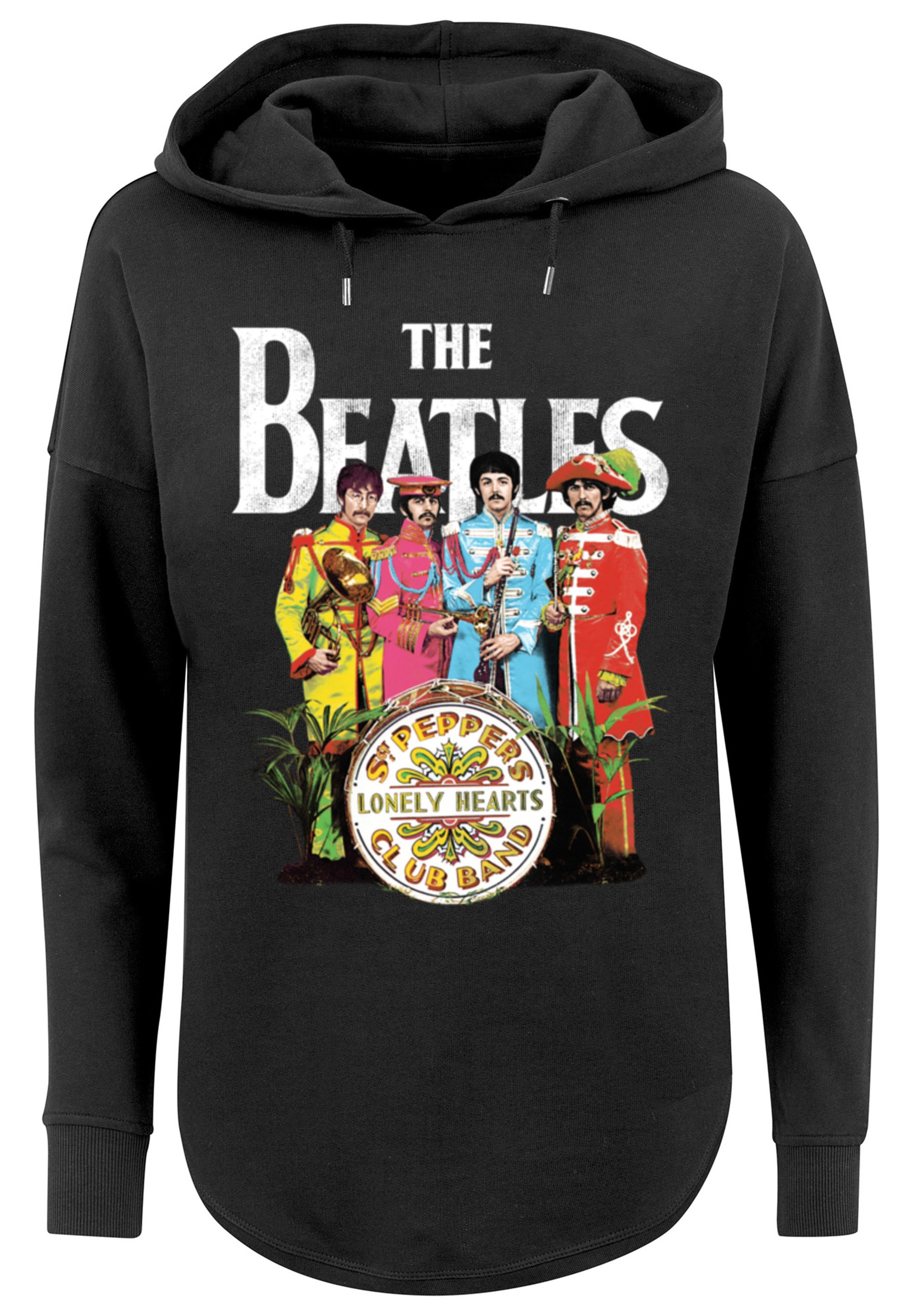 Print I\'m Beatles | »The Black«, Kapuzenpullover walking kaufen Sgt Pepper Band F4NT4STIC