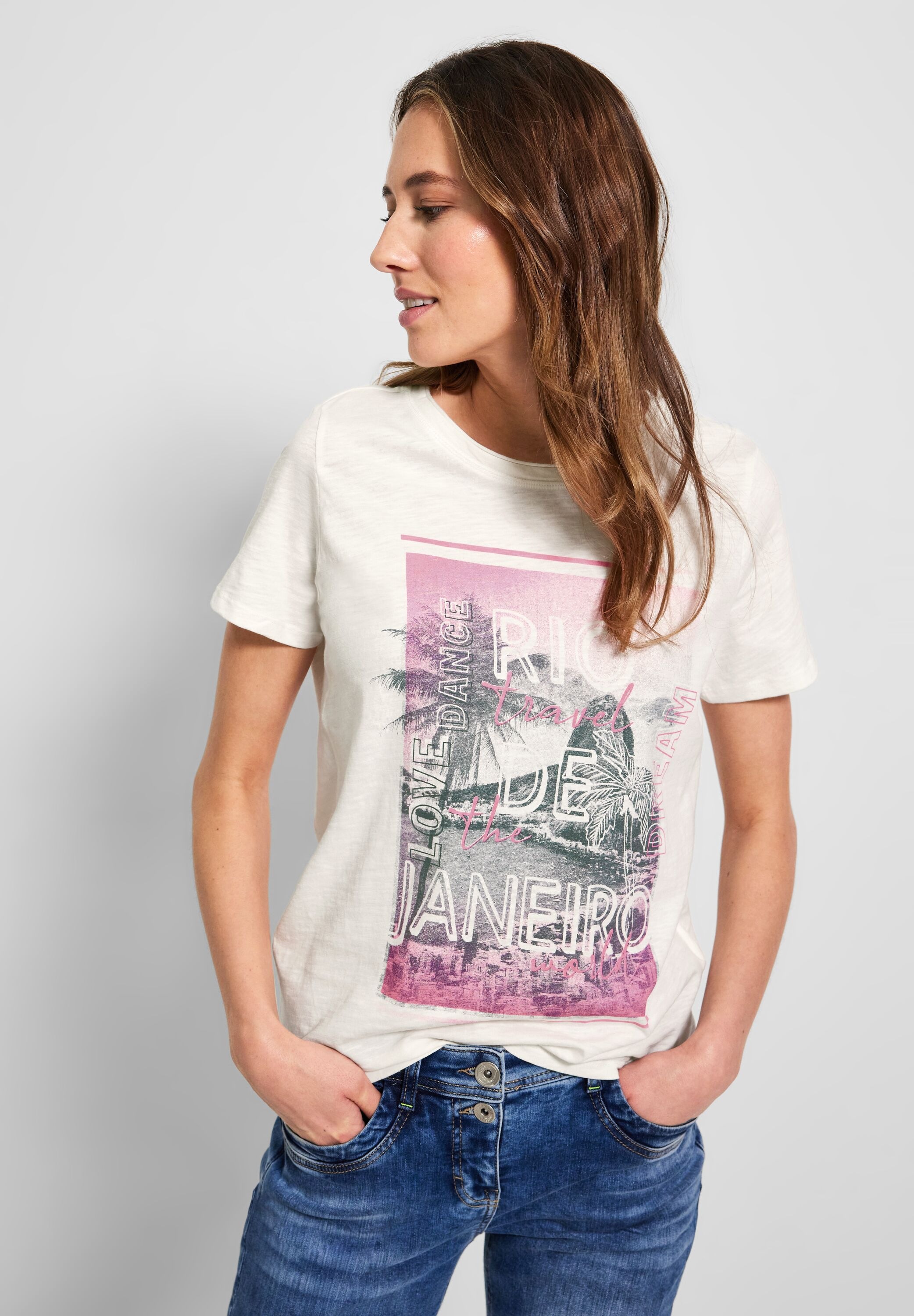 Cecil Print-Shirt, mit Rundhalsausschnitt kaufen