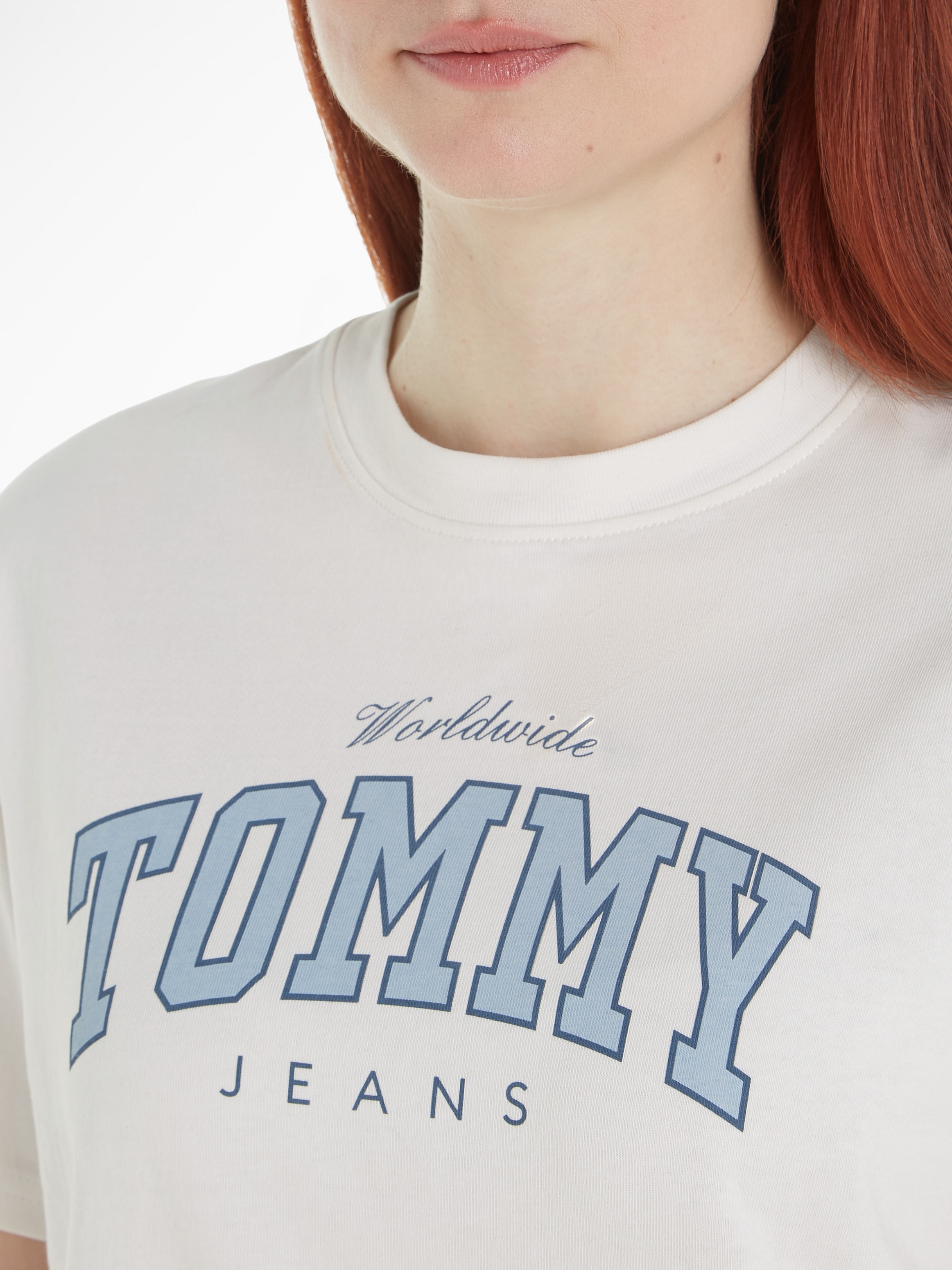 Tommy Jeans T-Shirt »TJW | online I\'m LUX VARSITY Frontprint TEE«, walking mit kaufen RLX