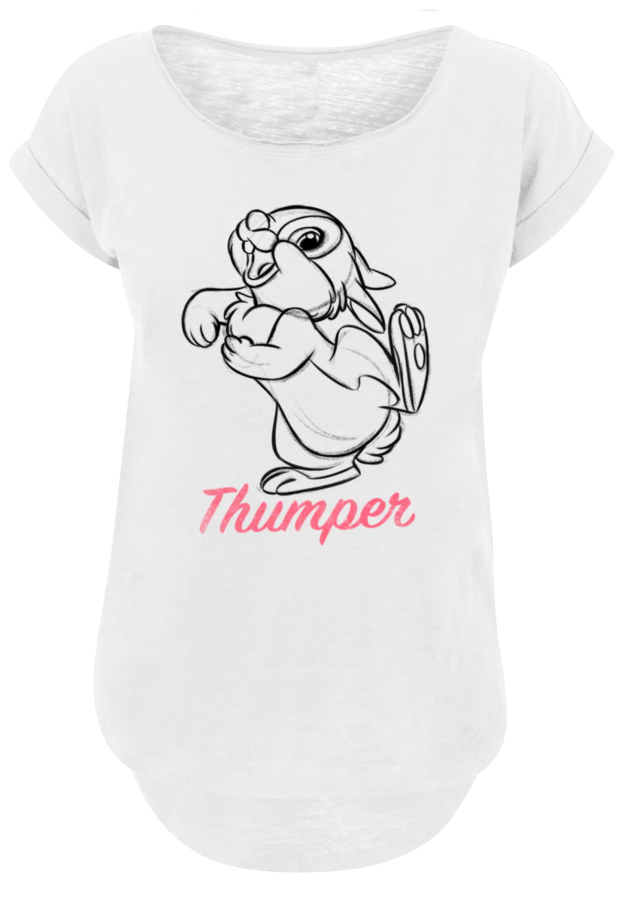 F4NT4STIC T-Shirt »Disney Bambi kaufen ,Lang,Longshirt,Bedruckt walking | Line Klopfer I\'m Merch Zeichnung«, Damen,Premium