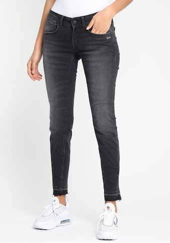 GANG Skinny-fit-Jeans »FAYE«, mit ausgefranster Kante am Beinabschluss kaufen