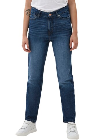 Q/S by s.Oliver Straight-Jeans, high rise, ankle kaufen