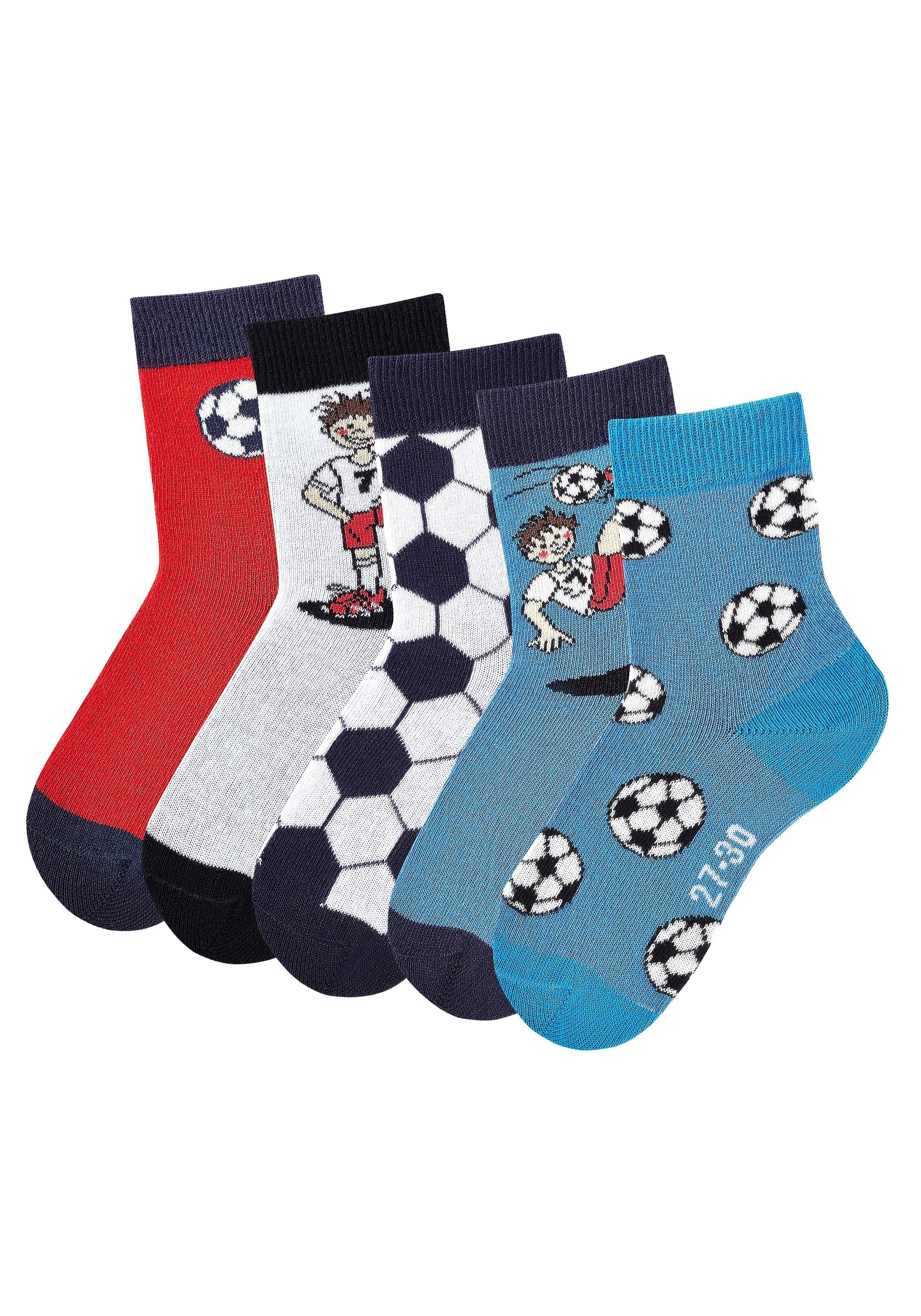 H.I.S Socken, (5 Paar), mit kaufen | online walking Fußballmotiven I\'m