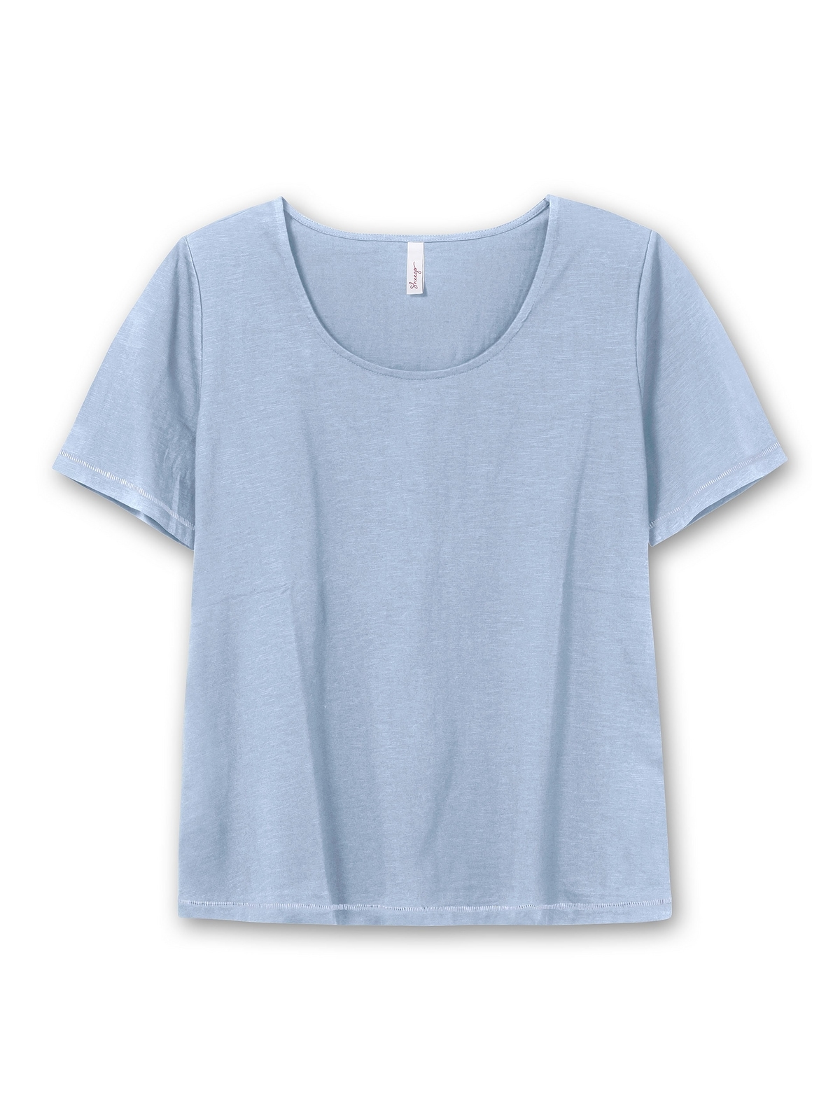 Sheego T-Shirt »Große Größen«, Schulter auf Print mit hinten kaufen der