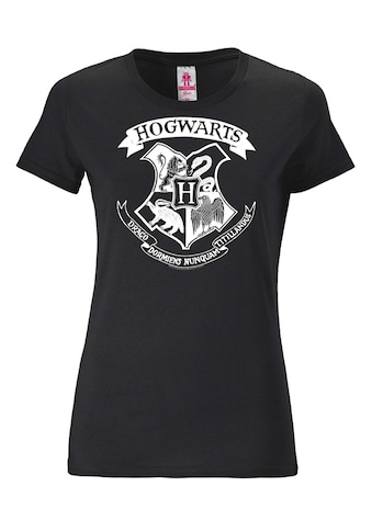 LOGOSHIRT T-Shirt »Harry Potter - Hogwarts Logo (Weiß)«, mit lizenziertem Originaldesign kaufen