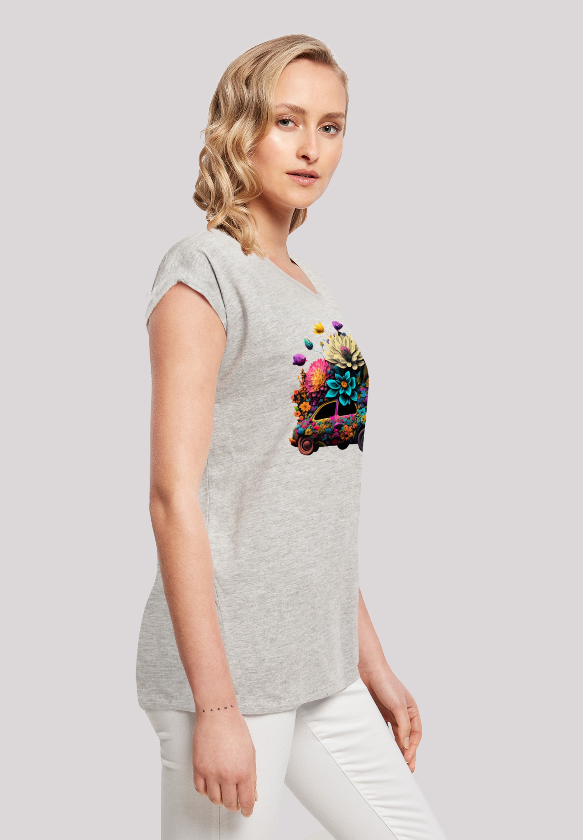 F4NT4STIC T-Shirt »Blumen Auto Tee«, kaufen Print
