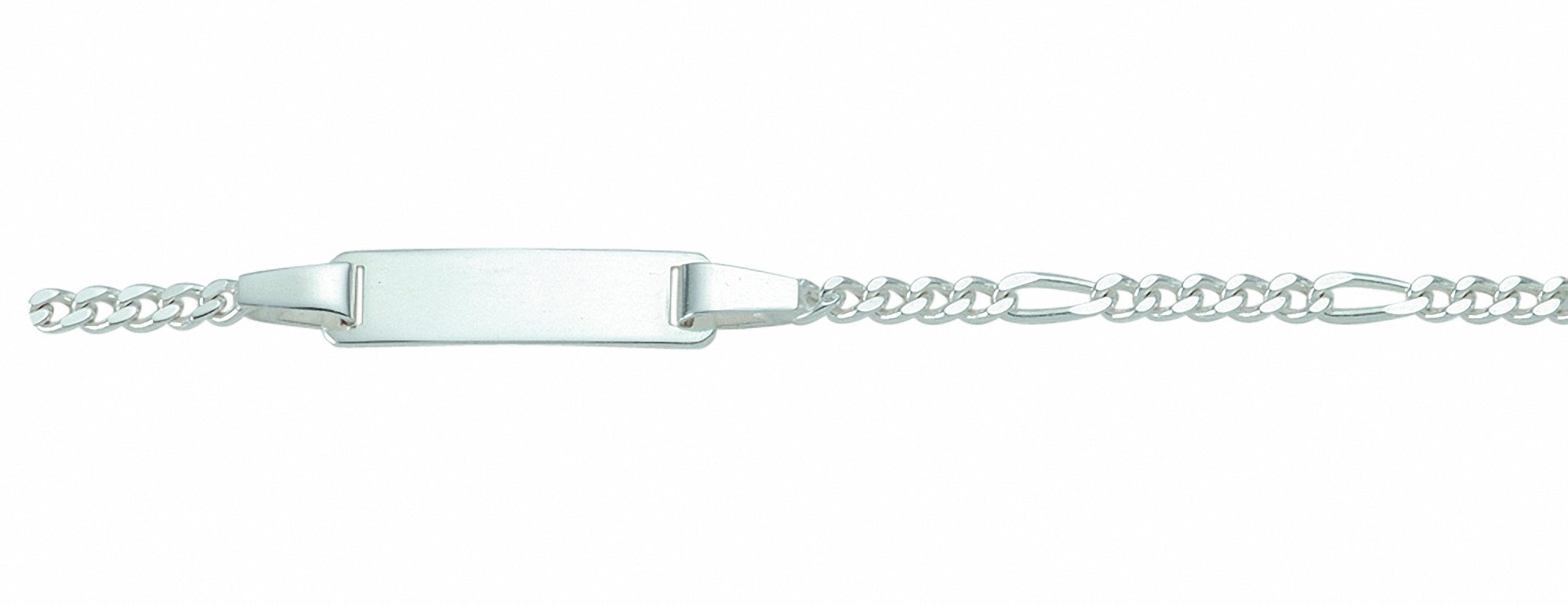 Adelia´s Silberarmband 925 Silber Figaro Armband 14 cm Ø 2 4 mm  Silberschmuck für Damen | Kettenanhänger