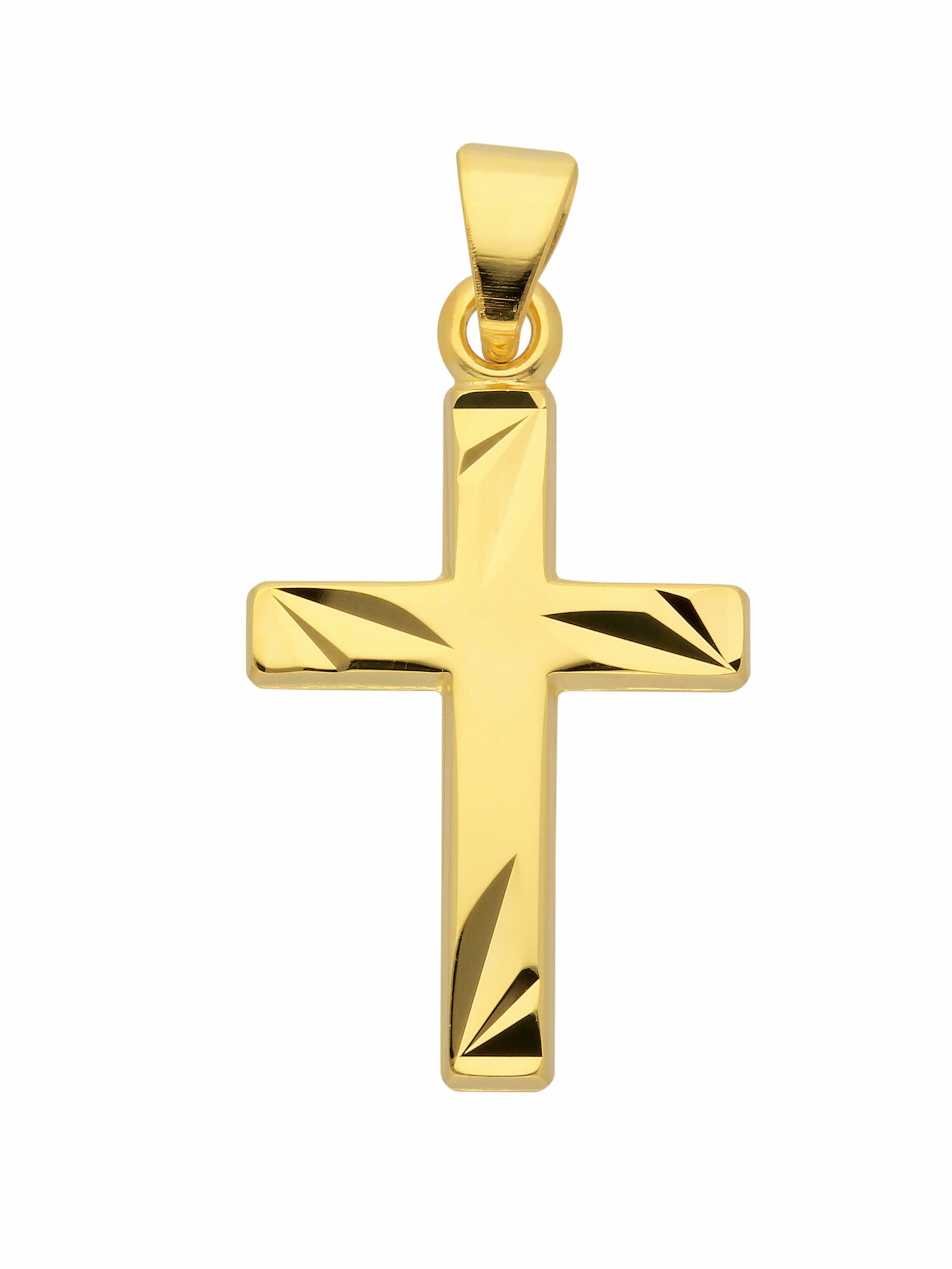 Neue Produkte diese Woche Adelia´s Kettenanhänger | bestellen Goldschmuck walking & I\'m für Herren Damen Kreuz »585 Gold Anhänger«