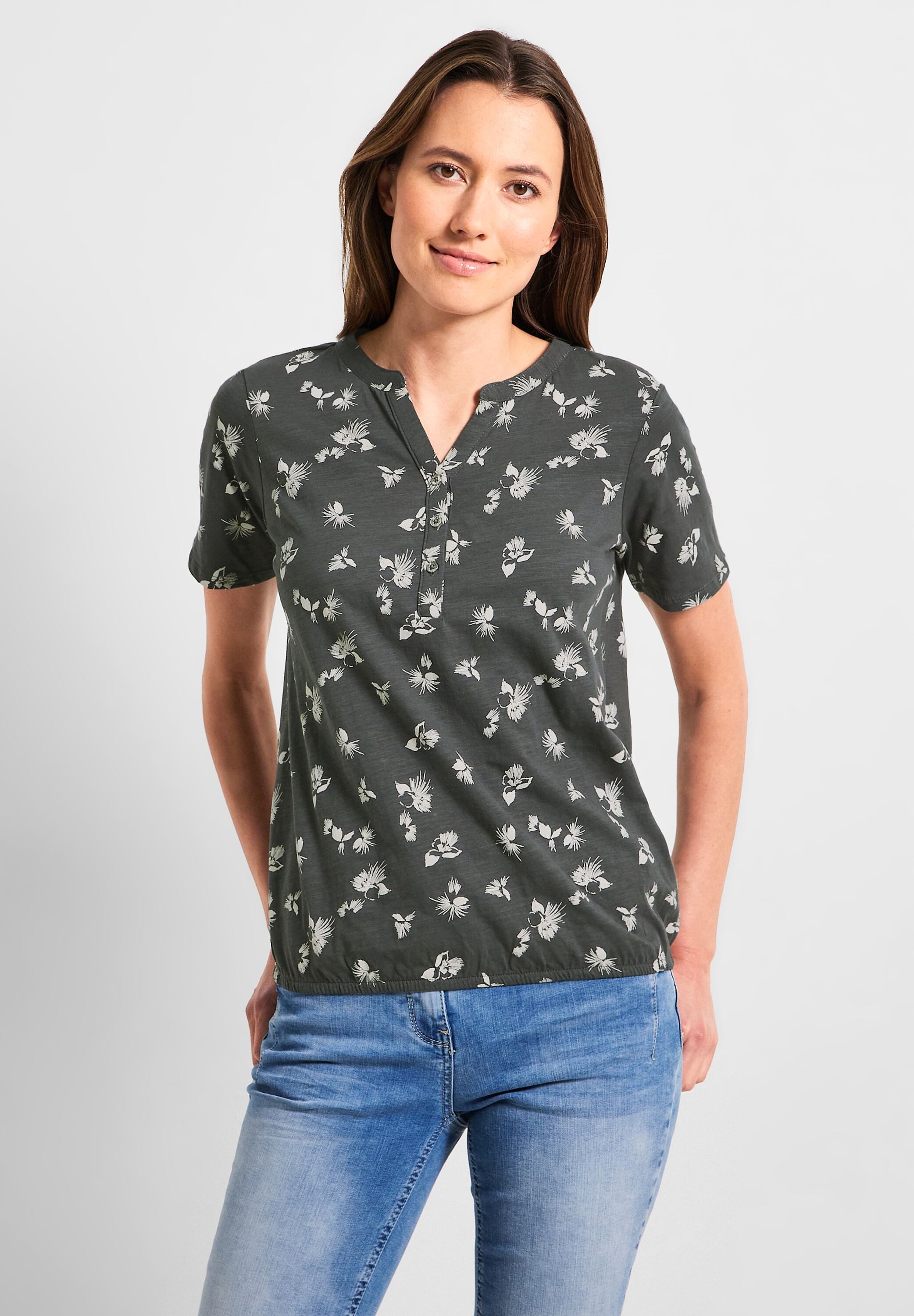 Cecil T-Shirt, Baumwolle aus reiner online