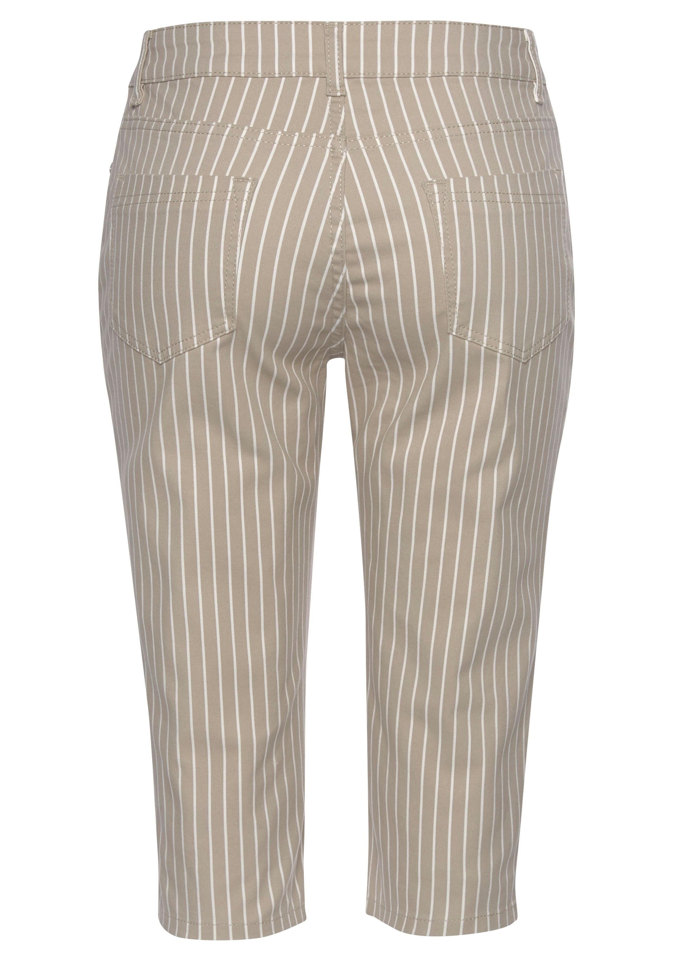 LASCANA Caprihose, mit Streifenprint kaufen