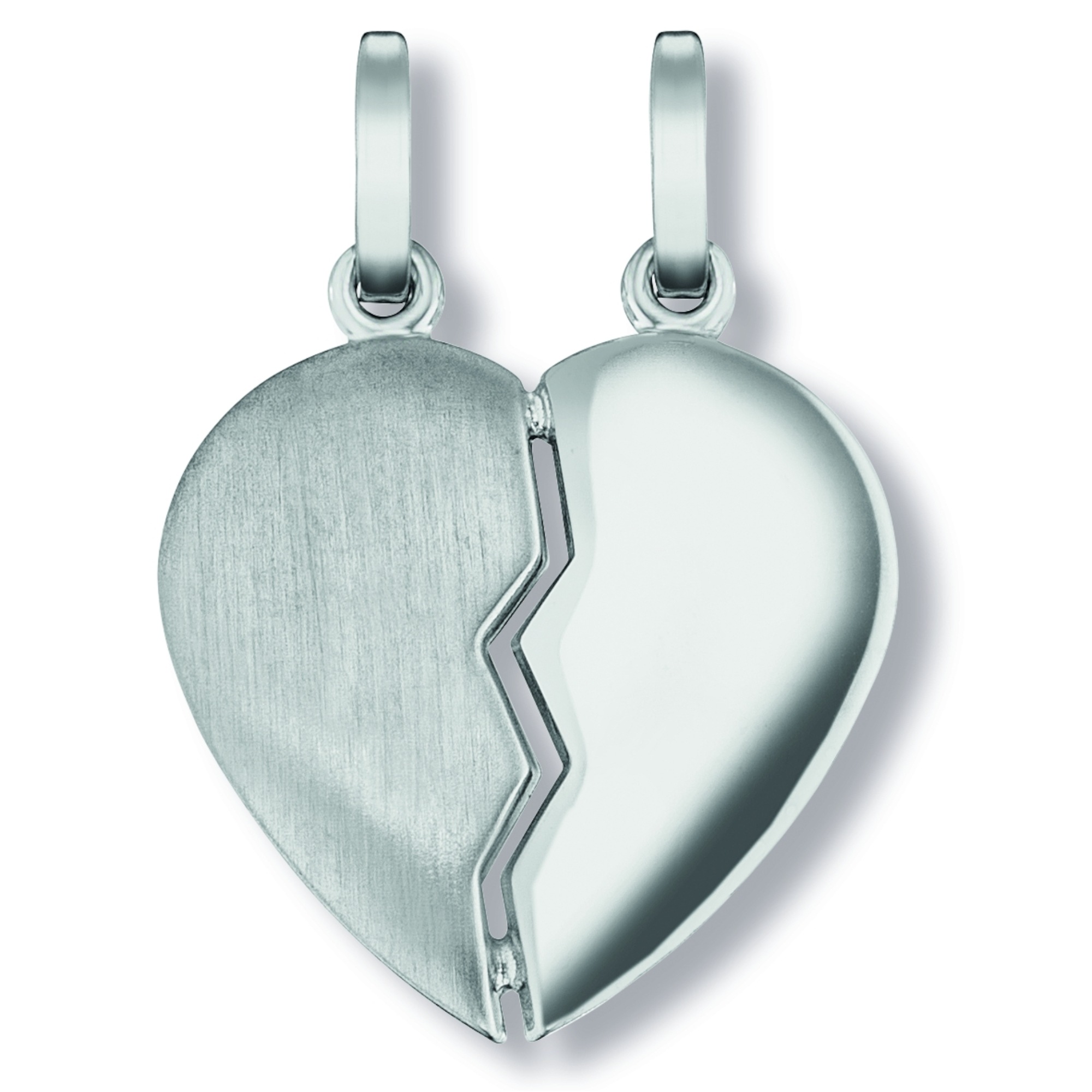 Silber Herz ONE Anhänger 925 Damen Herz aus ELEMENT Kettenanhänger Schmuck Herz Silber