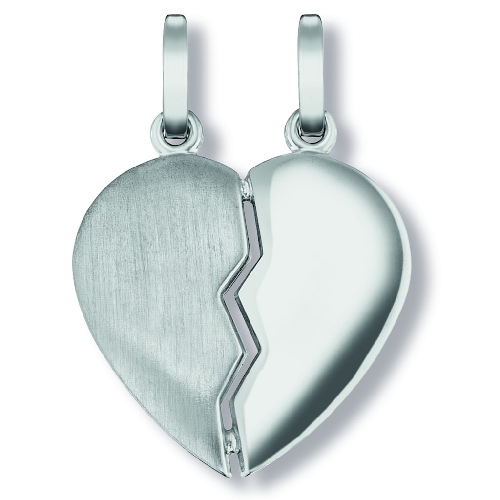 ONE ELEMENT Kettenanhänger Herz Herz Anhänger aus 925 Silber Damen Silber  Schmuck Herz | Kettenanhänger