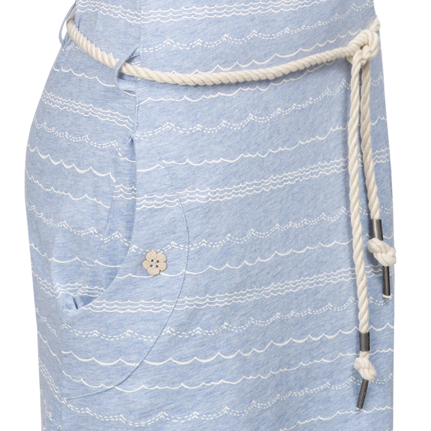| online I\'m Wellen-All-Over-Print Waves«, Sommerkleid mit maritimem Kleid leichtes Ragwear walking »Tag