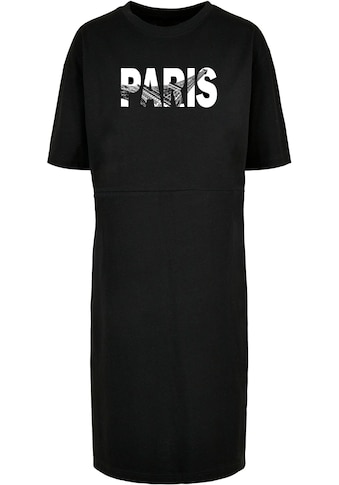 Stillkleid »Damen Ladies Paris Eiffel Tower Oversized Slit Dress«, (1 tlg.)