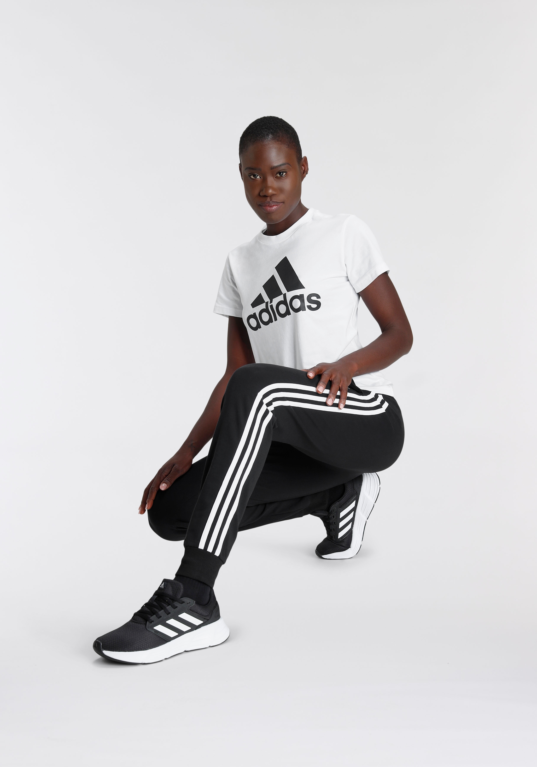 tlg.) JERSEY 3STREIFEN Sportswear »ESSENTIALS online HOSE«, SINGLE Sporthose (1 adidas