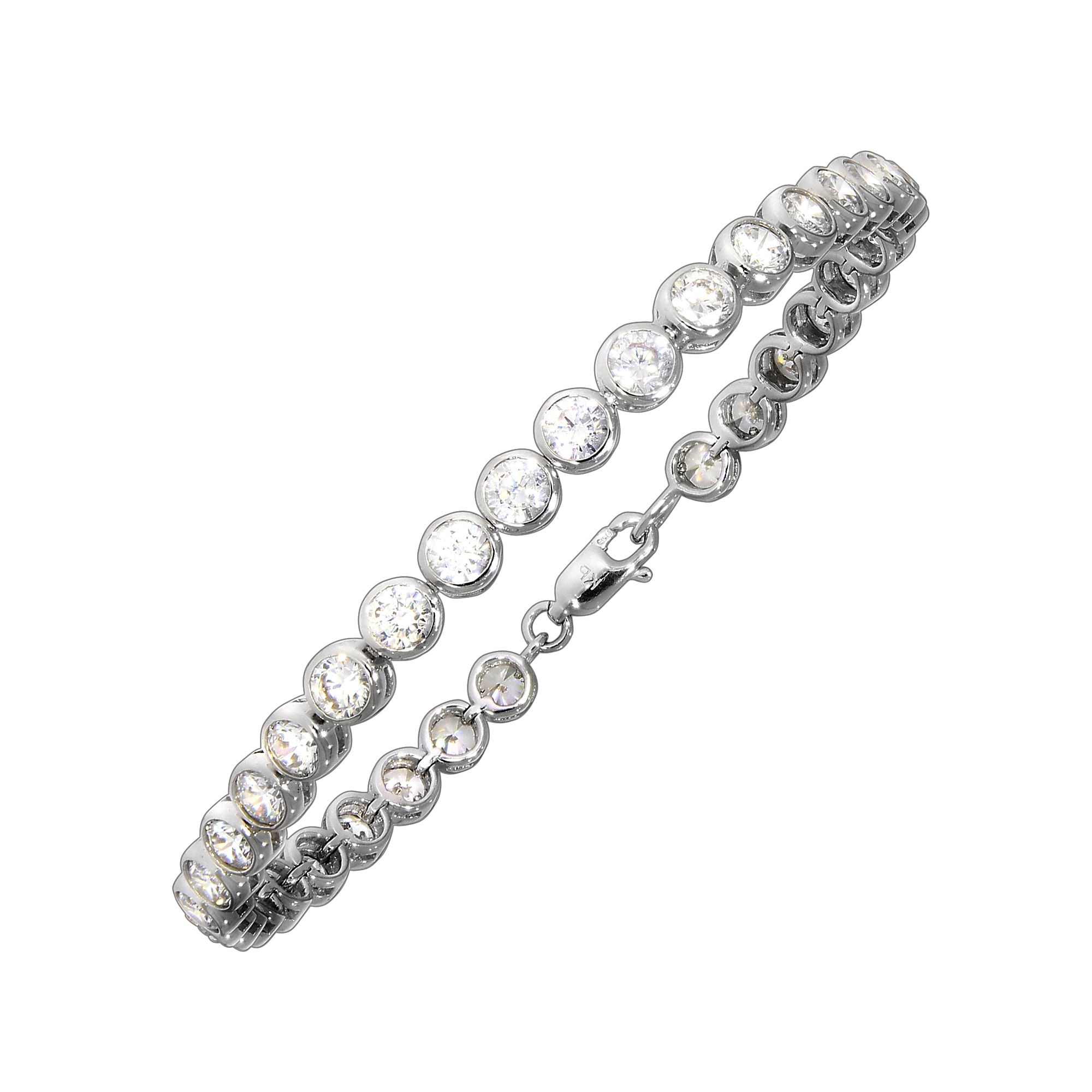 Vivance Silberarmband »925/- Sterling walking kaufen 34x Armband Silber | I\'m rhodiniert Zirkonia«, online