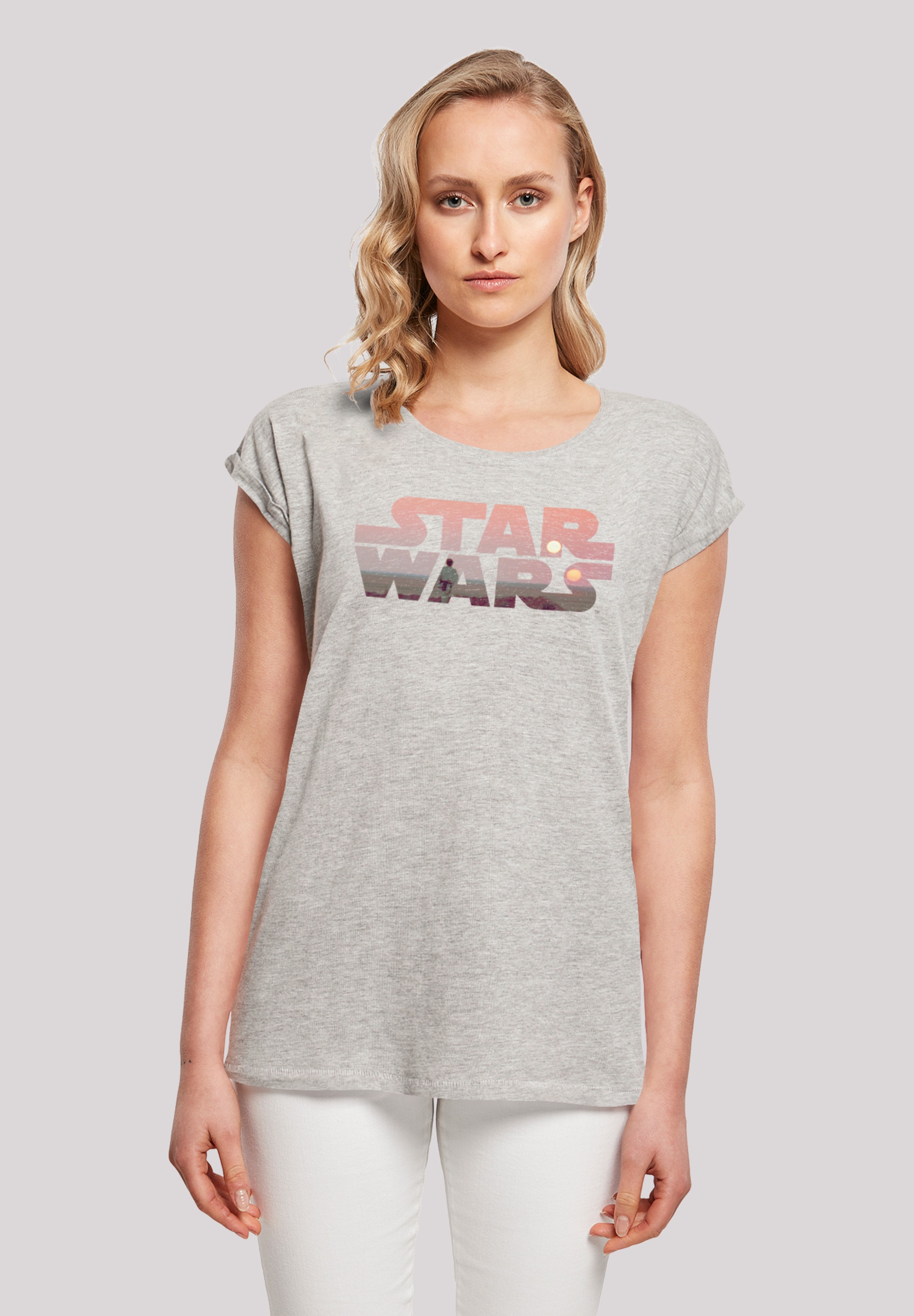 F4NT4STIC T-Shirt »Star Wars Tatooine Logo«, Print bestellen | I\'m walking