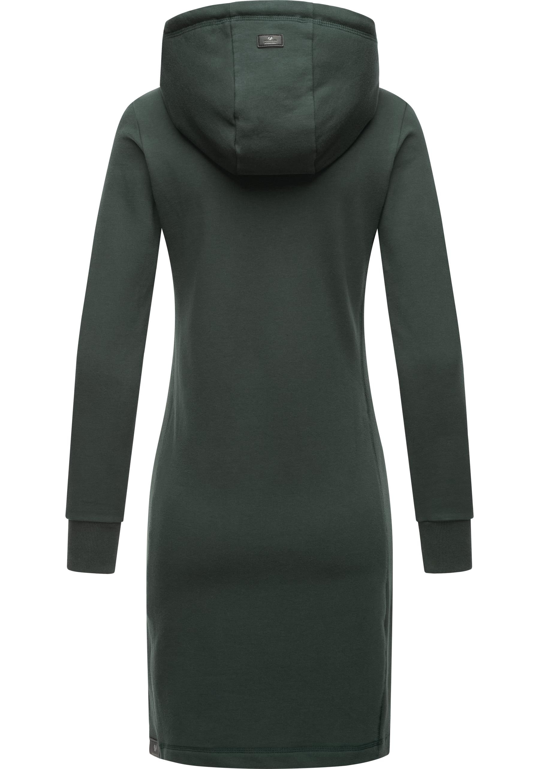 Kleid online Baumwoll Langärmliges Kapuze mit Ragwear »Sabreen«, Sweatkleid