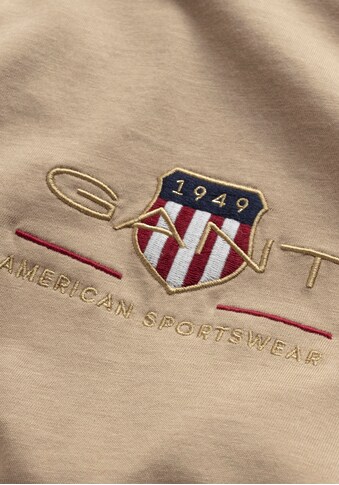 Gant Rundhalsshirt »Archive Shield T-Shirt«, mit gesticktem Wappen-Logo kaufen