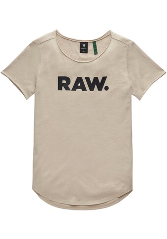 G-Star RAW T-Shirt »T-Shirt RAW. slim graphic«, mit RAW. Logo Frontdruck kaufen
