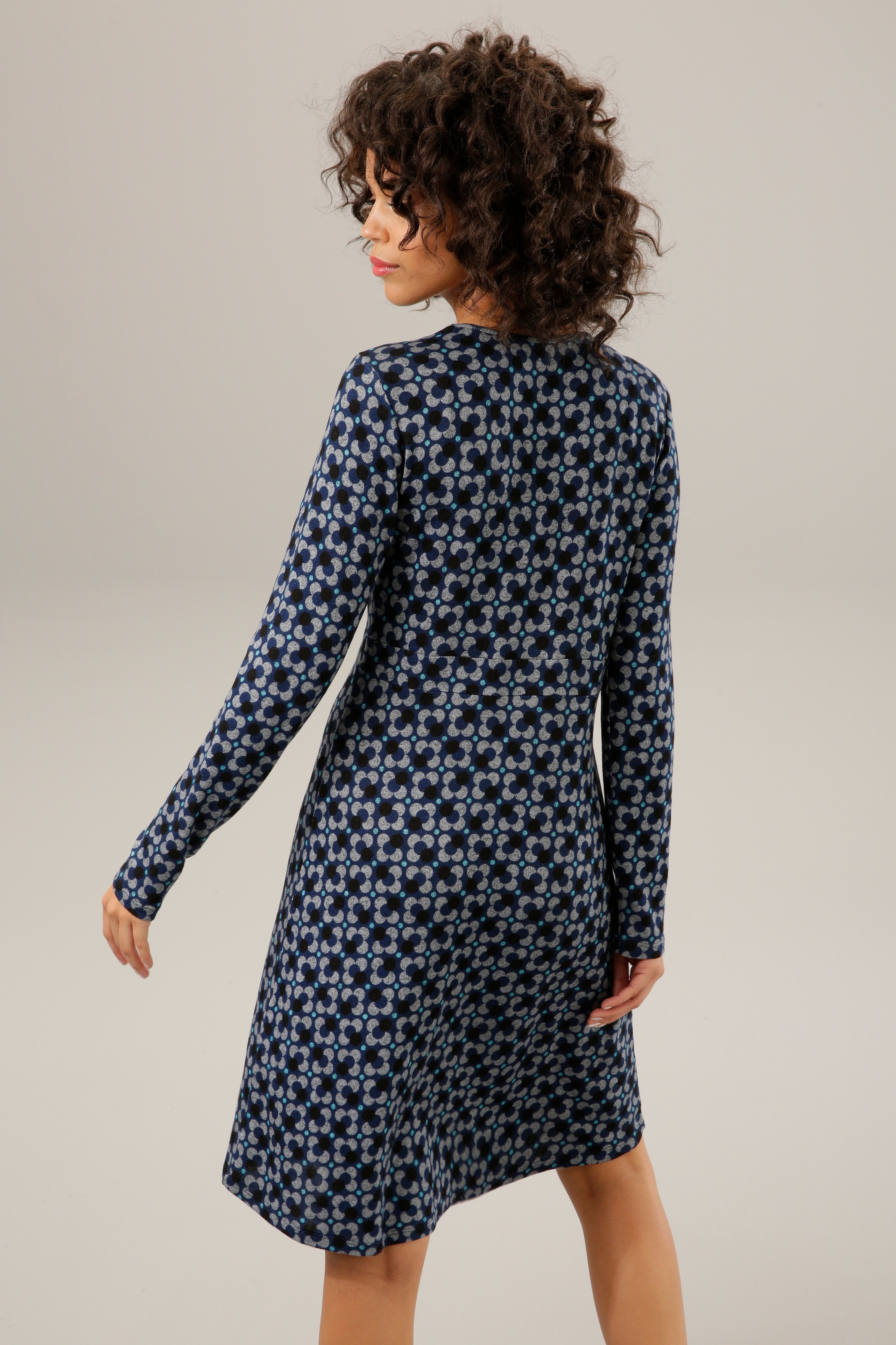 Aniston CASUAL Jerseykleid, mit V-Ausschnitt in Wickeloptik online | I'm  walking