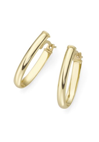 Luigi Merano Paar Creolen »ovale Form, glänzend, Gold 375« kaufen