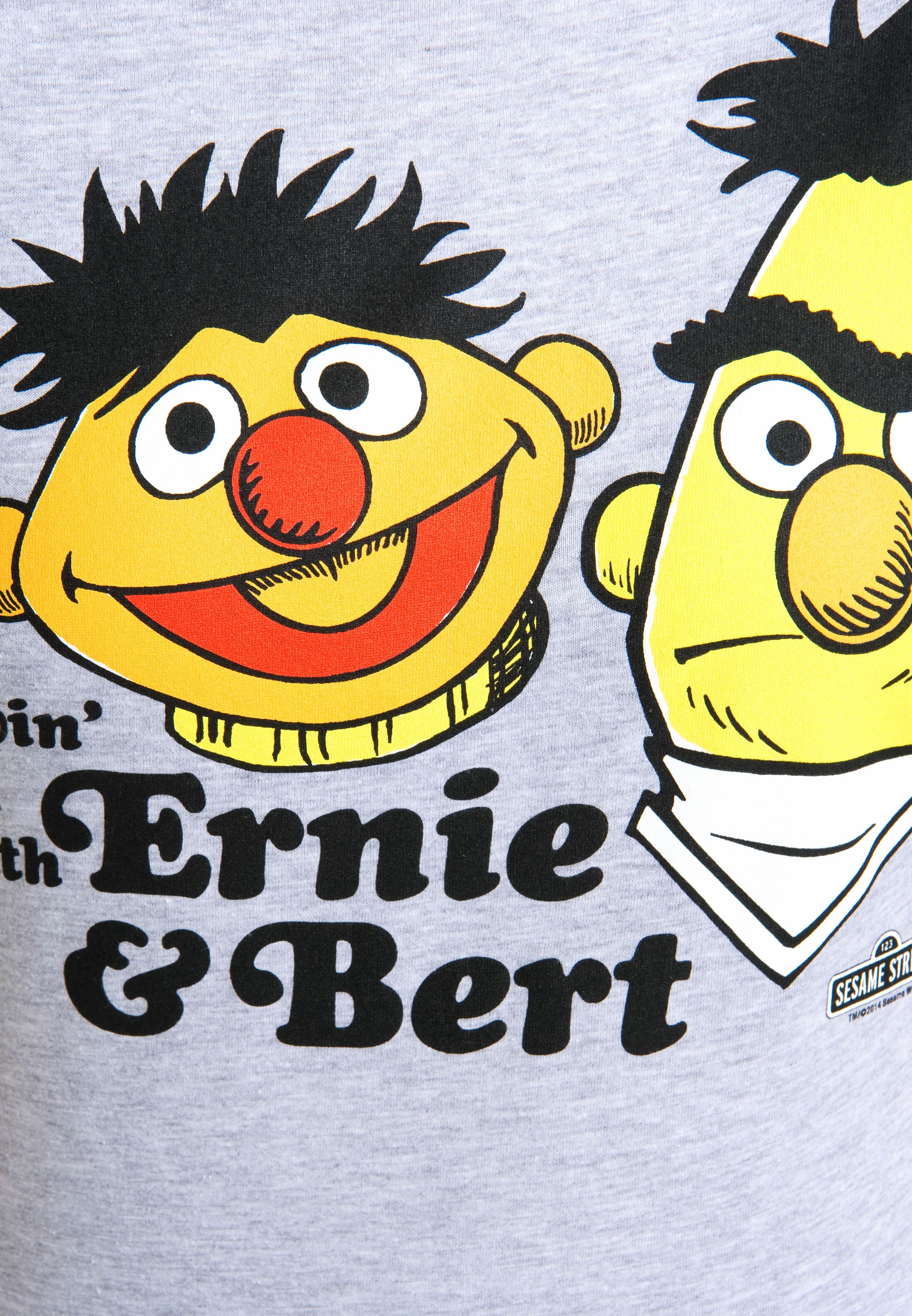 Ernie »Sesamstraße Ernie Bert kaufen & und T-Shirt mit Bert-Print LOGOSHIRT - Fun«,
