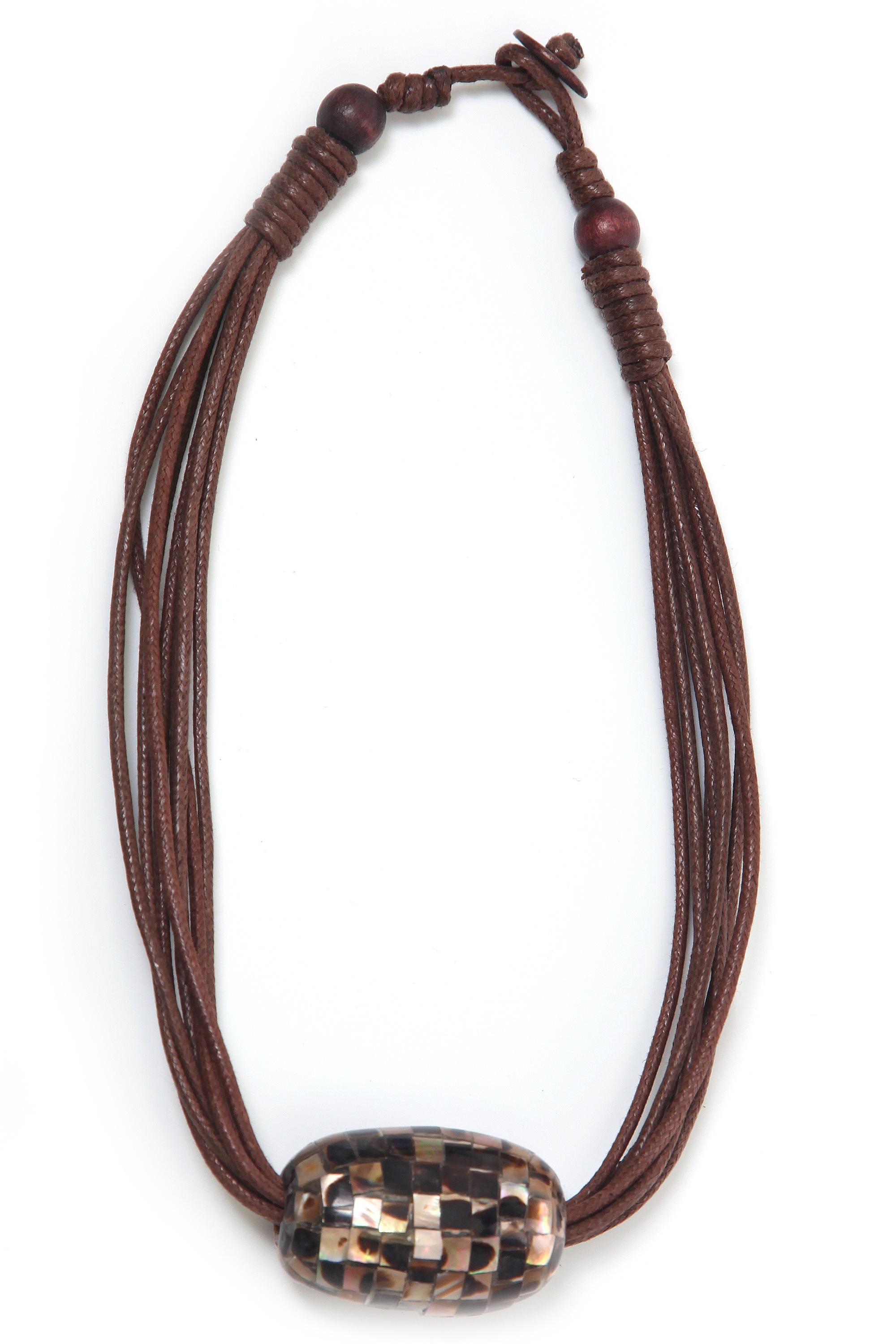 COLLEZIONE ALESSANDRO Kette mit Anhänger Geli mit echten Muscheln