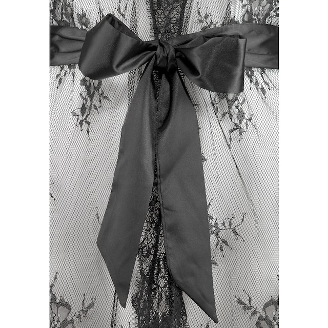 LASCANA Kimono, aus transparenter Eyelashspitze, sexy Dessous, Reizwäsche &  Wäsche auf Rechnung bestellen