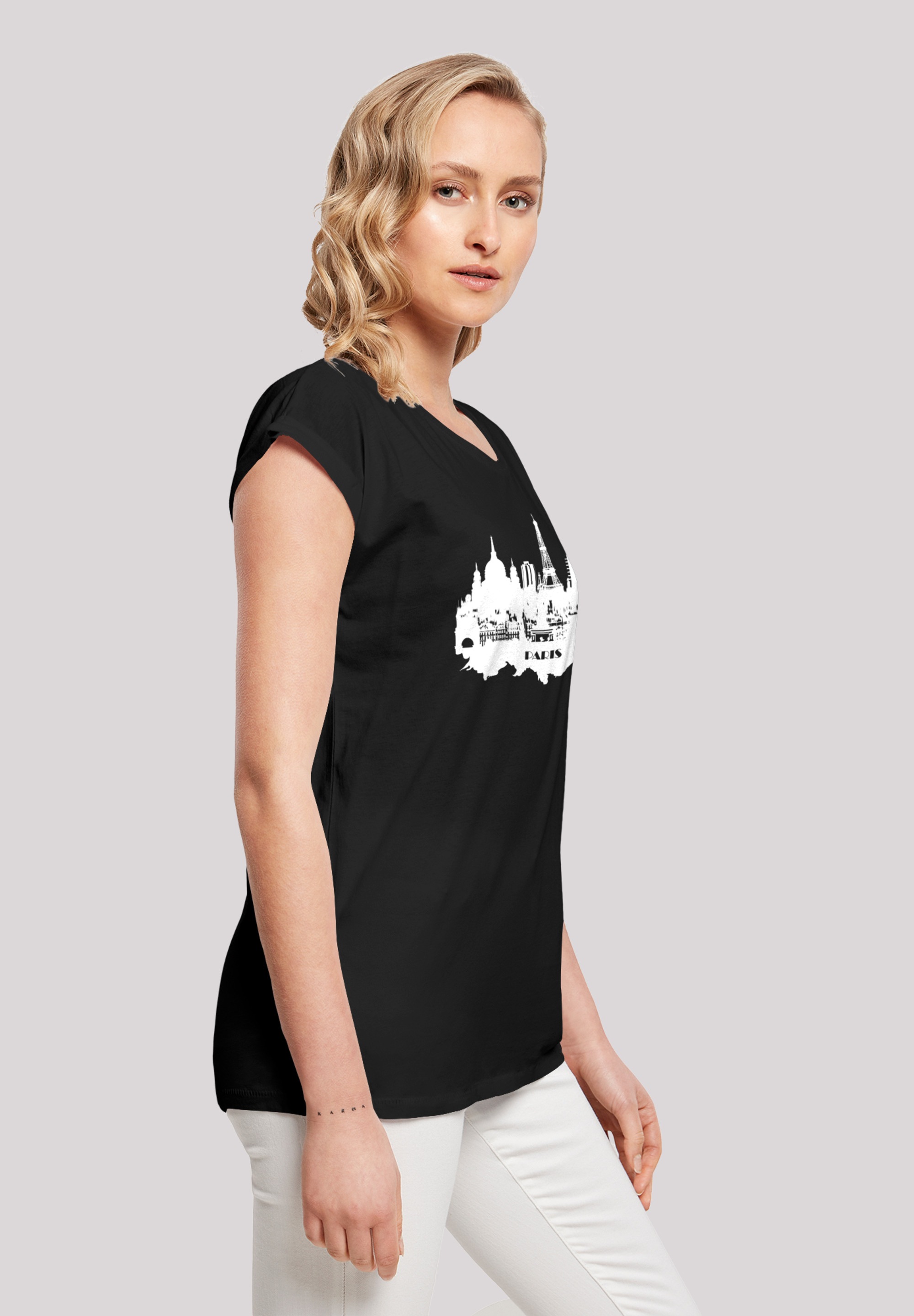 Print SKYLINE TEE«, SLEEVE F4NT4STIC SHORT online »PARIS T-Shirt