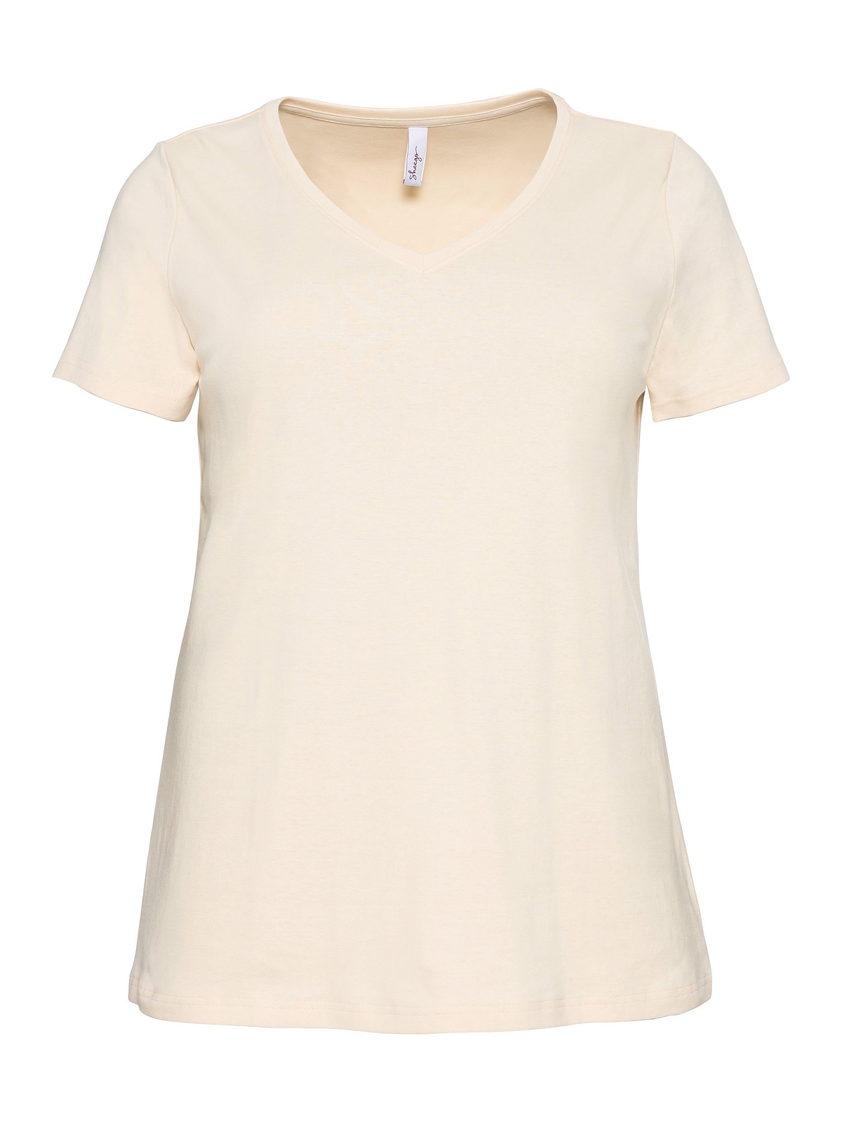 Größen«, Sheego T-Shirt mit V-Ausschnitt kaufen »Große
