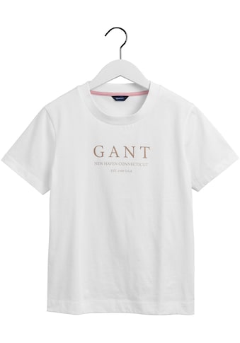 Gant Rundhalsshirt, mit Aufdruck kaufen