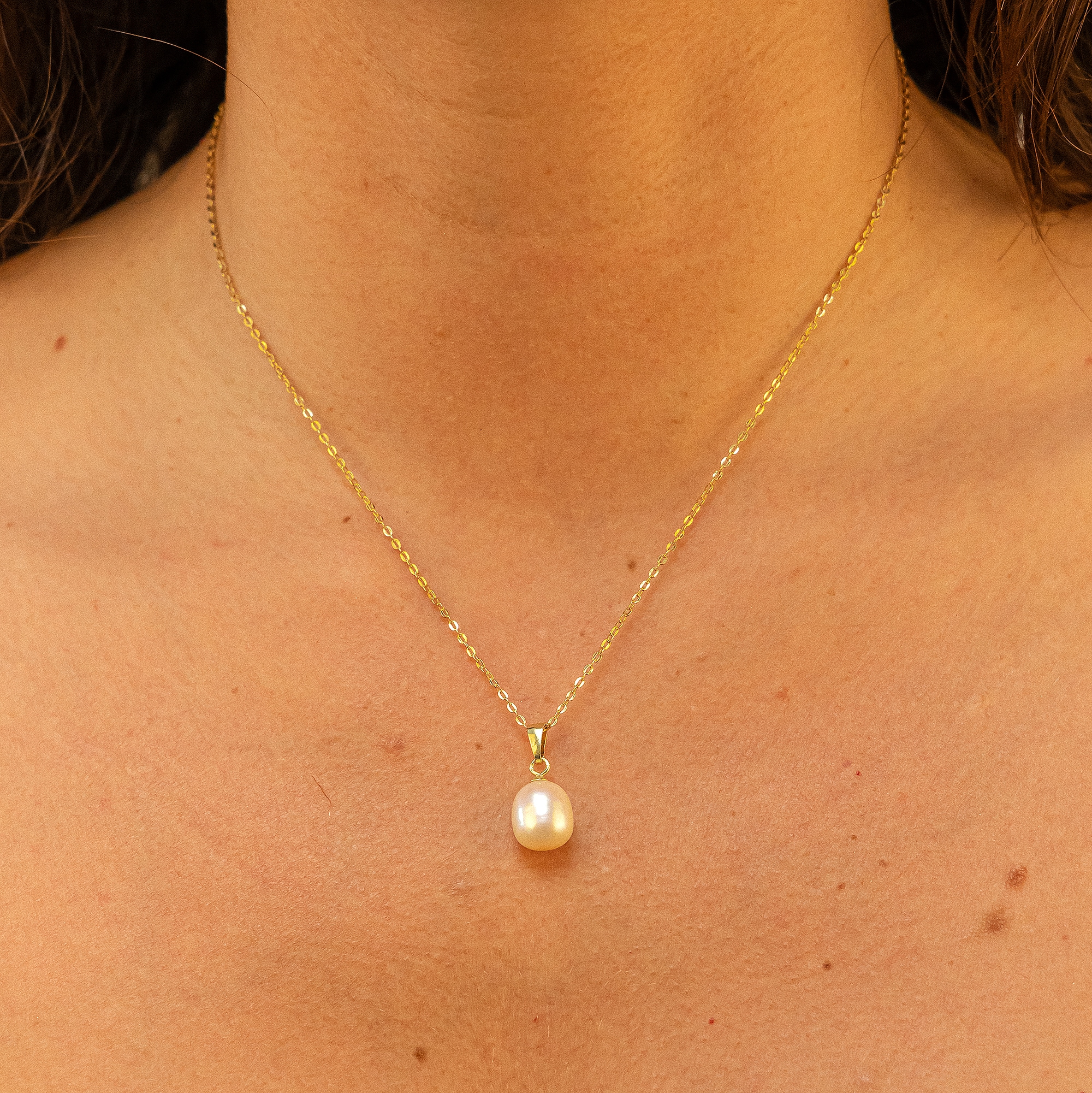 333 Kette online weiß »Gold by | Fascination mit Anhänger walking kaufen Perle I\'m 8-9mm« Ellen K.