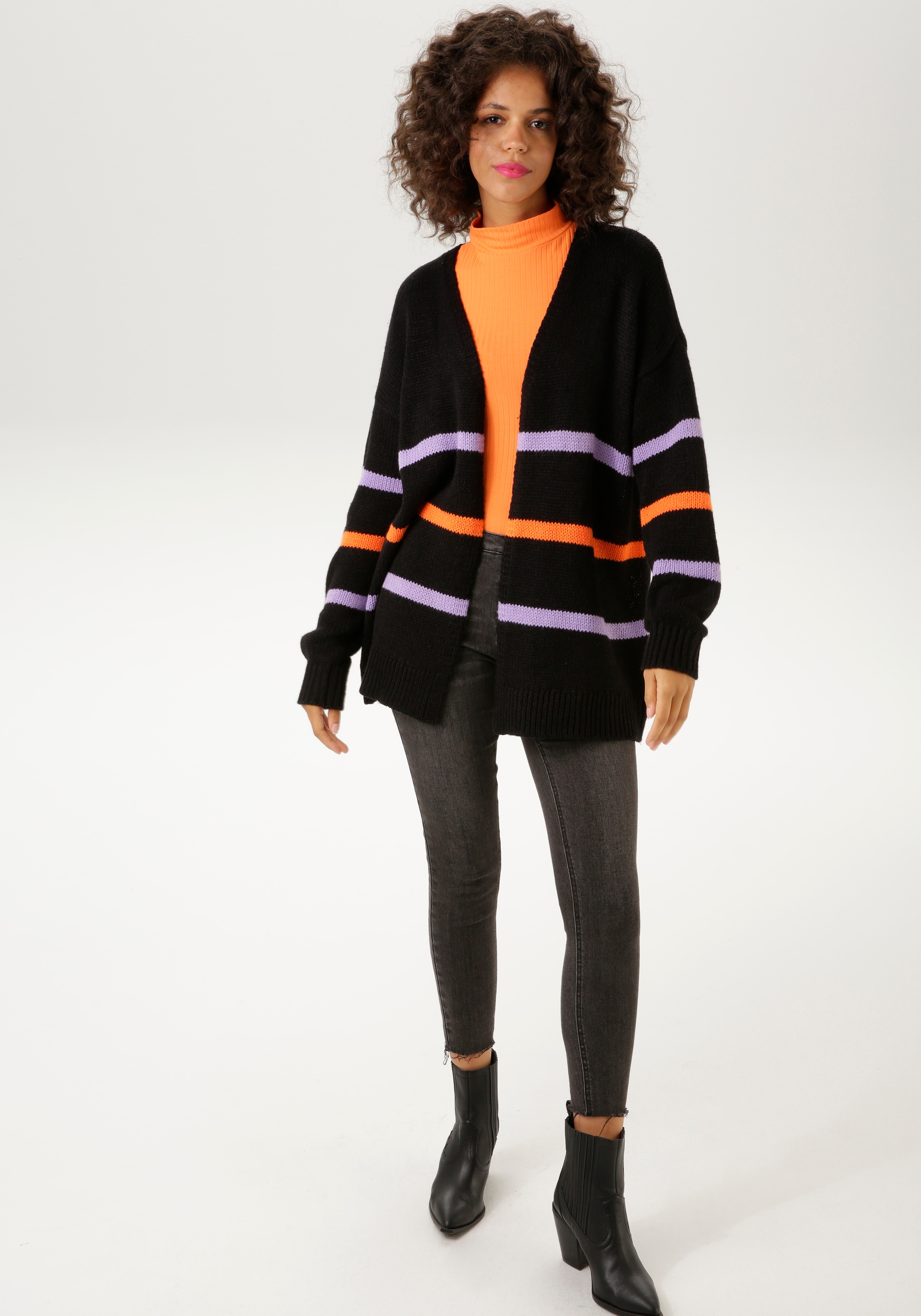 Aniston CASUAL Strickjacke, mit farbenfrohen walking NEUE Streifen - | KOLLEKTION I\'m online kaufen