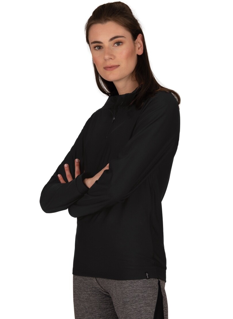 Trigema Sweatshirt »TRIGEMA Langärmeliges Sportshirt mit Reißverschluss«  online