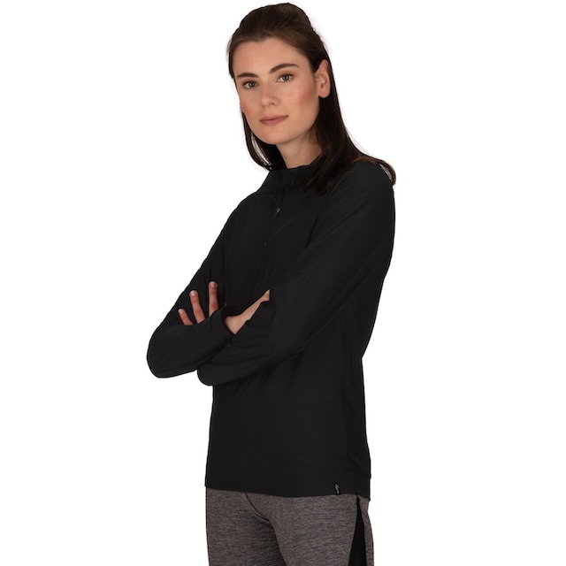Trigema Sweatshirt »TRIGEMA Langärmeliges Sportshirt mit Reißverschluss«  online